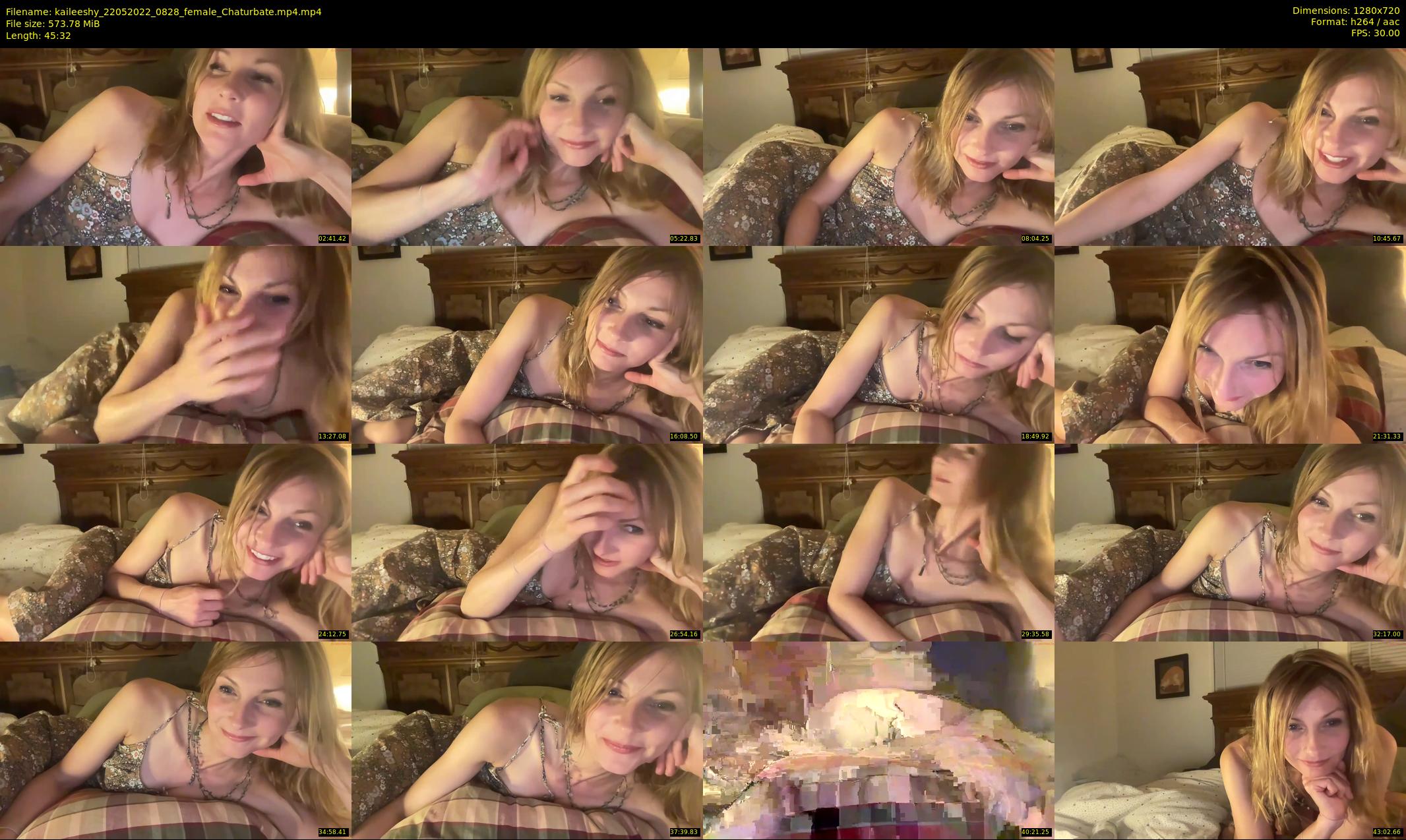 kaileeshy — 46 minute Chaturbate female cam show recording, 720p, May 22, 2022