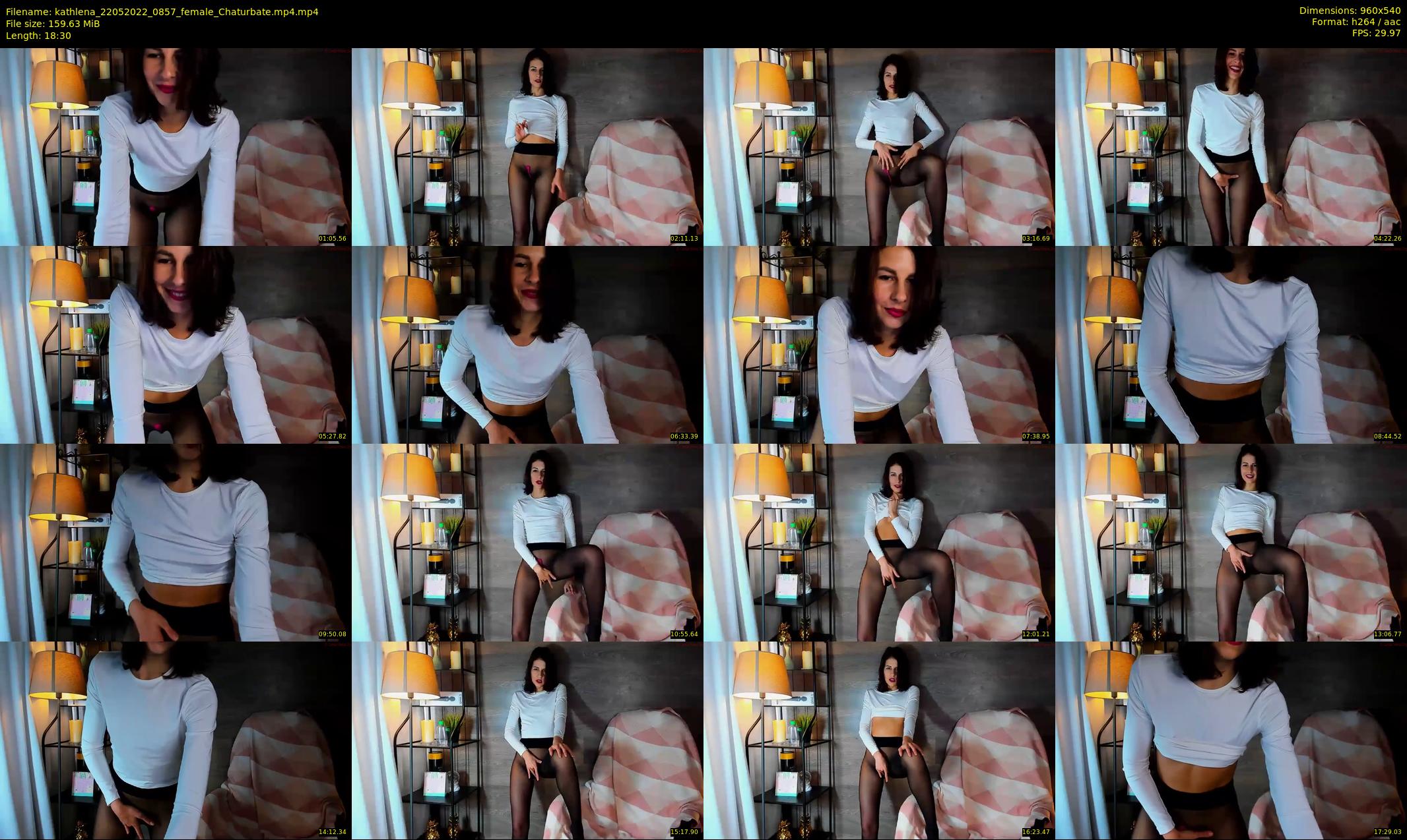 kathlena — 19 minute Chaturbate female cam show recording, 480p, May 22, 2022