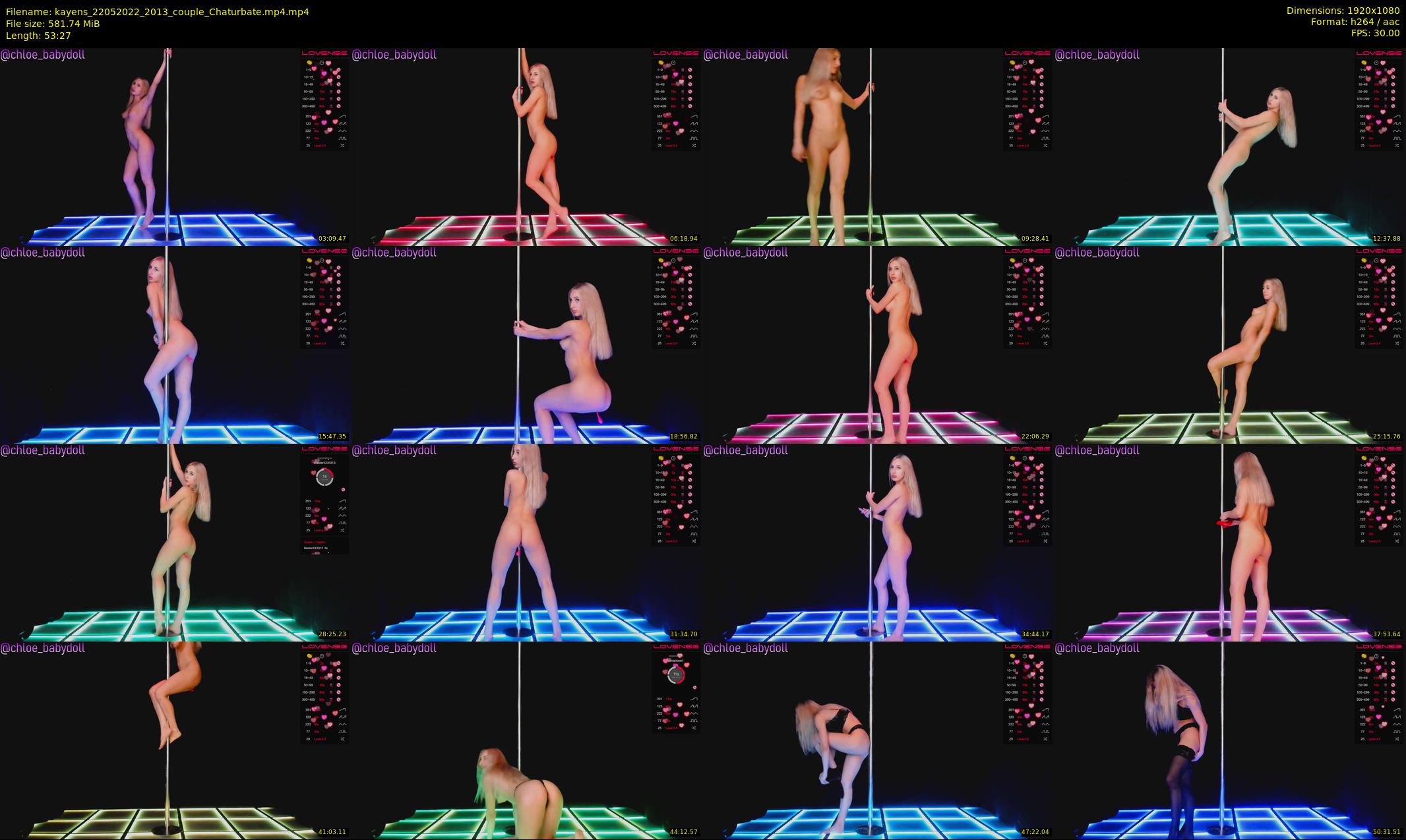 kayens — 54 minute Chaturbate couple cam show recording, 1080p, May 22, 2022
