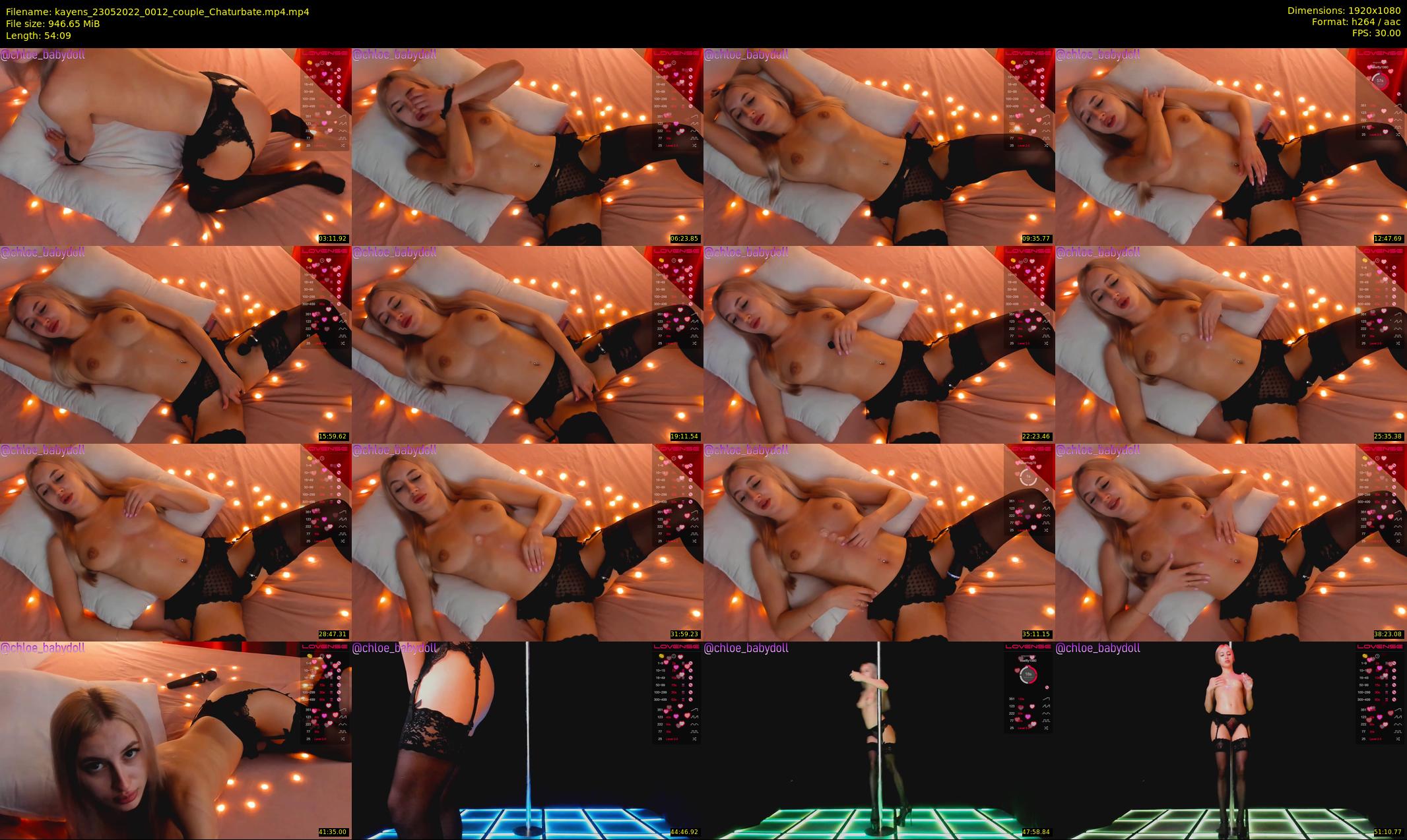kayens — 55 minute Chaturbate couple cam show recording, 1080p, May 23, 2022