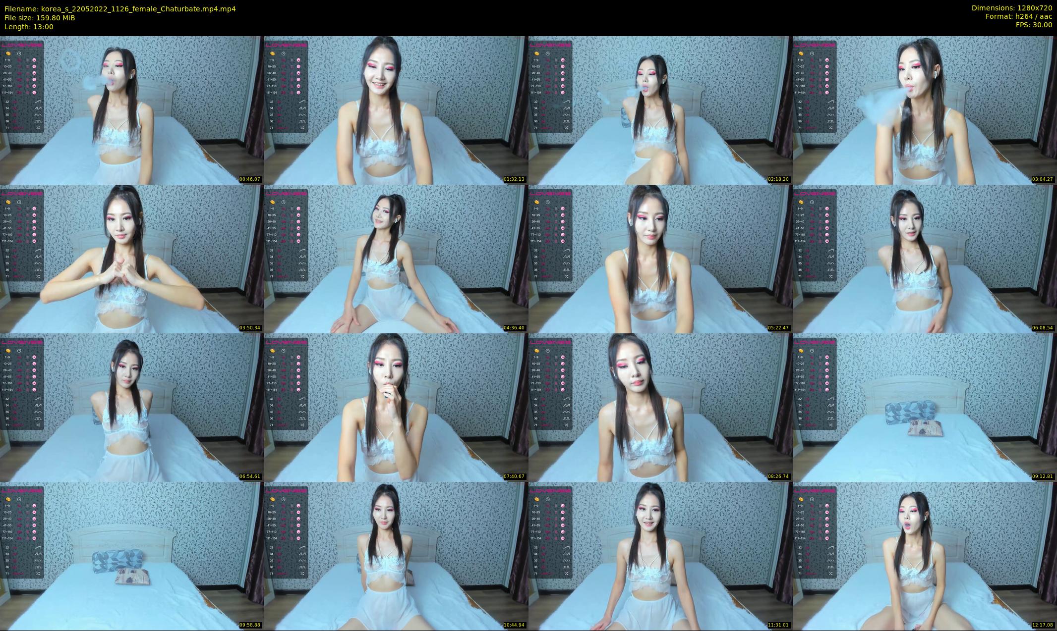 korea_s — 13 minute Chaturbate female cam show recording, 720p, May 22, 2022