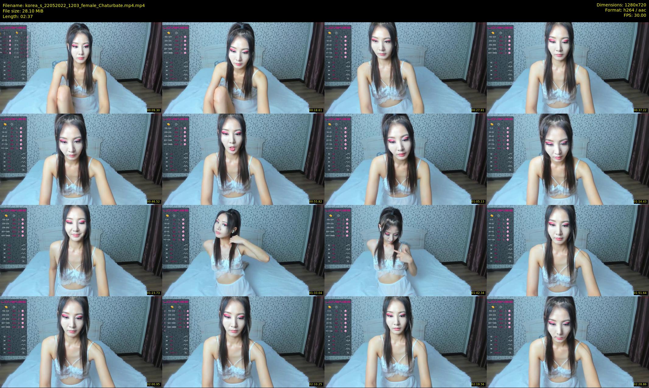 korea_s — 3 minute Chaturbate female cam show recording, 720p, May 22, 2022
