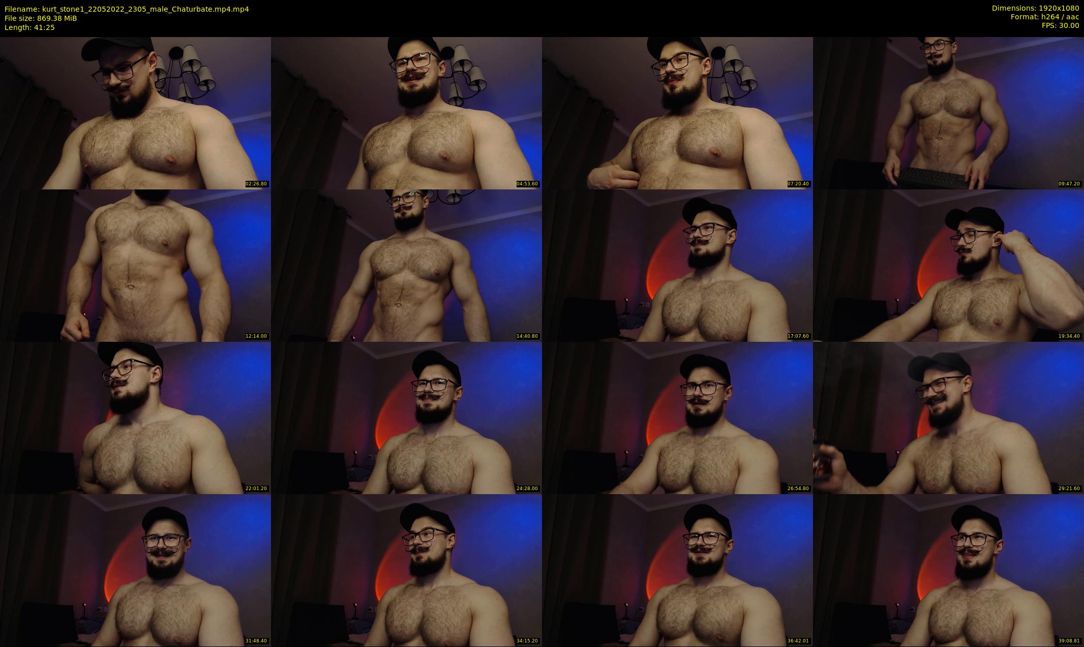 kurt_stone1 — 42 minute Chaturbate male cam show recording, 1080p, May 22, 2022