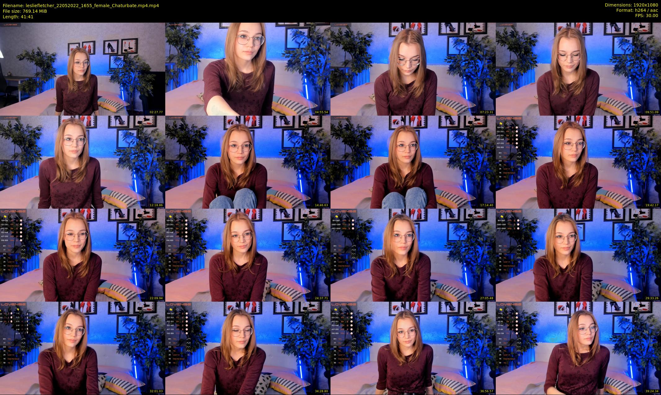 lesliefletcher — 42 minute Chaturbate couple cam show recording, 1080p, May 22, 2022
