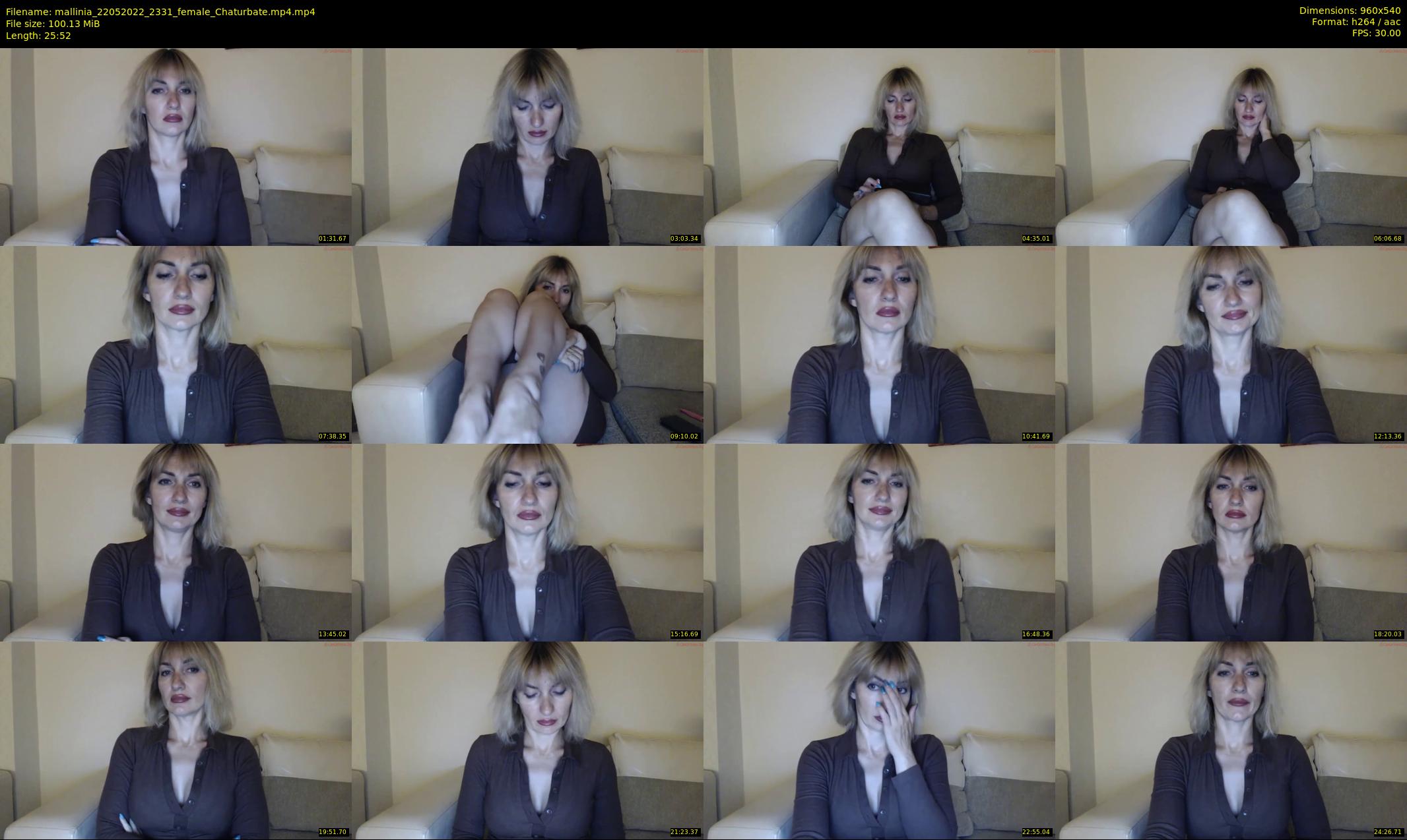 mallinia — 26 minute Chaturbate female cam show recording, 480p, May 22, 2022