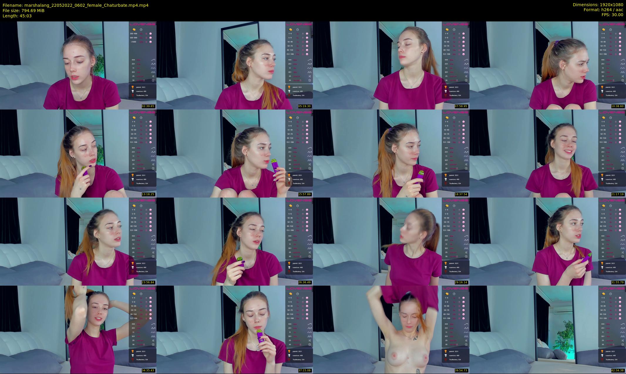 marshalang — 46 minute Chaturbate couple cam show recording, 1080p, May 22, 2022