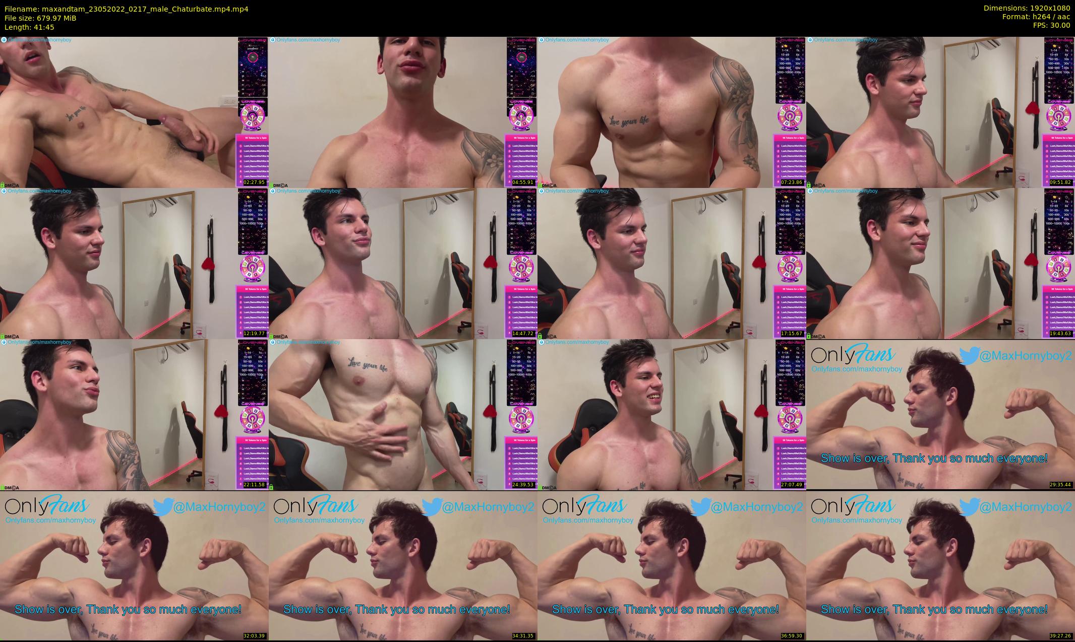 maxandtam — 42 minute Chaturbate couple cam show recording, 1080p, May 23, 2022