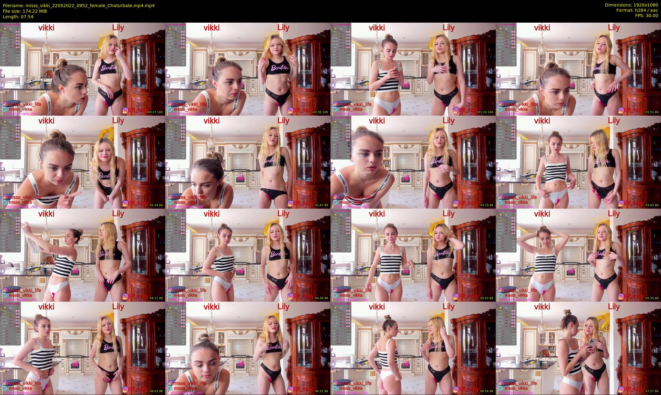 misss_vikki — 8 minute Chaturbate female cam show recording, 1080p, May 22, 2022