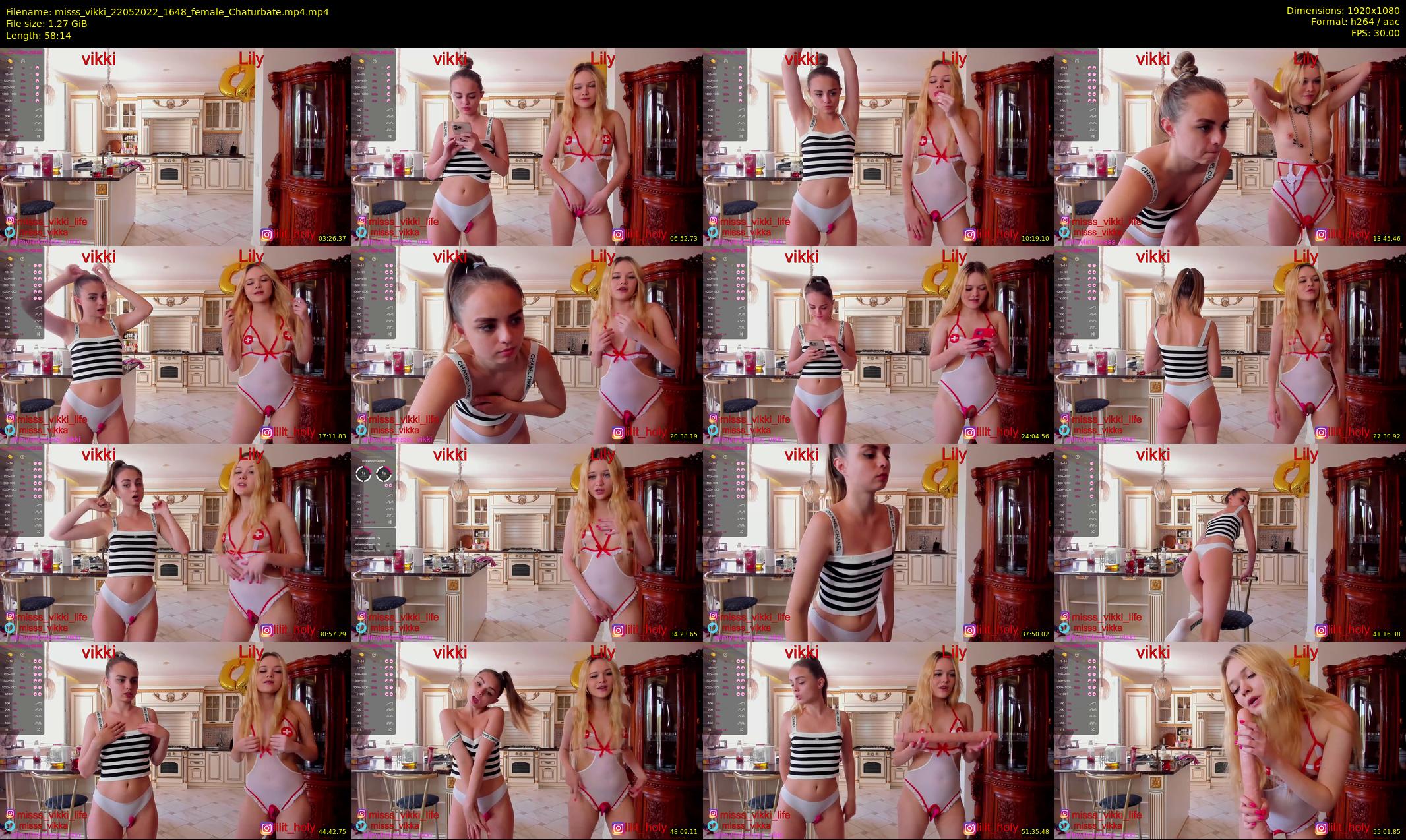 misss_vikki — 59 minute Chaturbate female cam show recording, 1080p, May 22, 2022