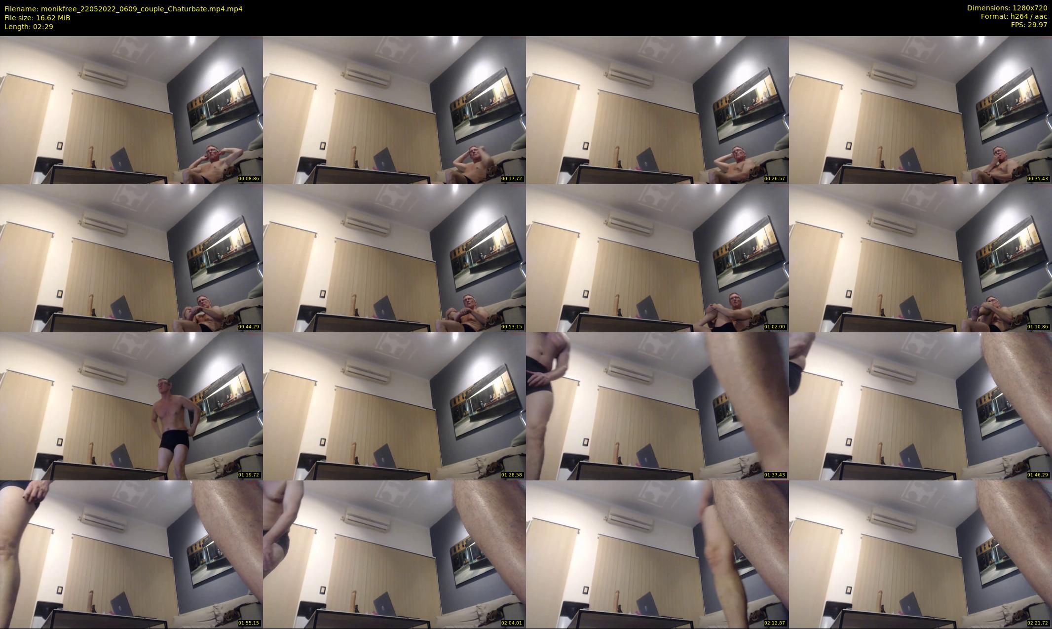 monikfree — 3 minute Chaturbate couple cam show recording, 720p, May 22, 2022