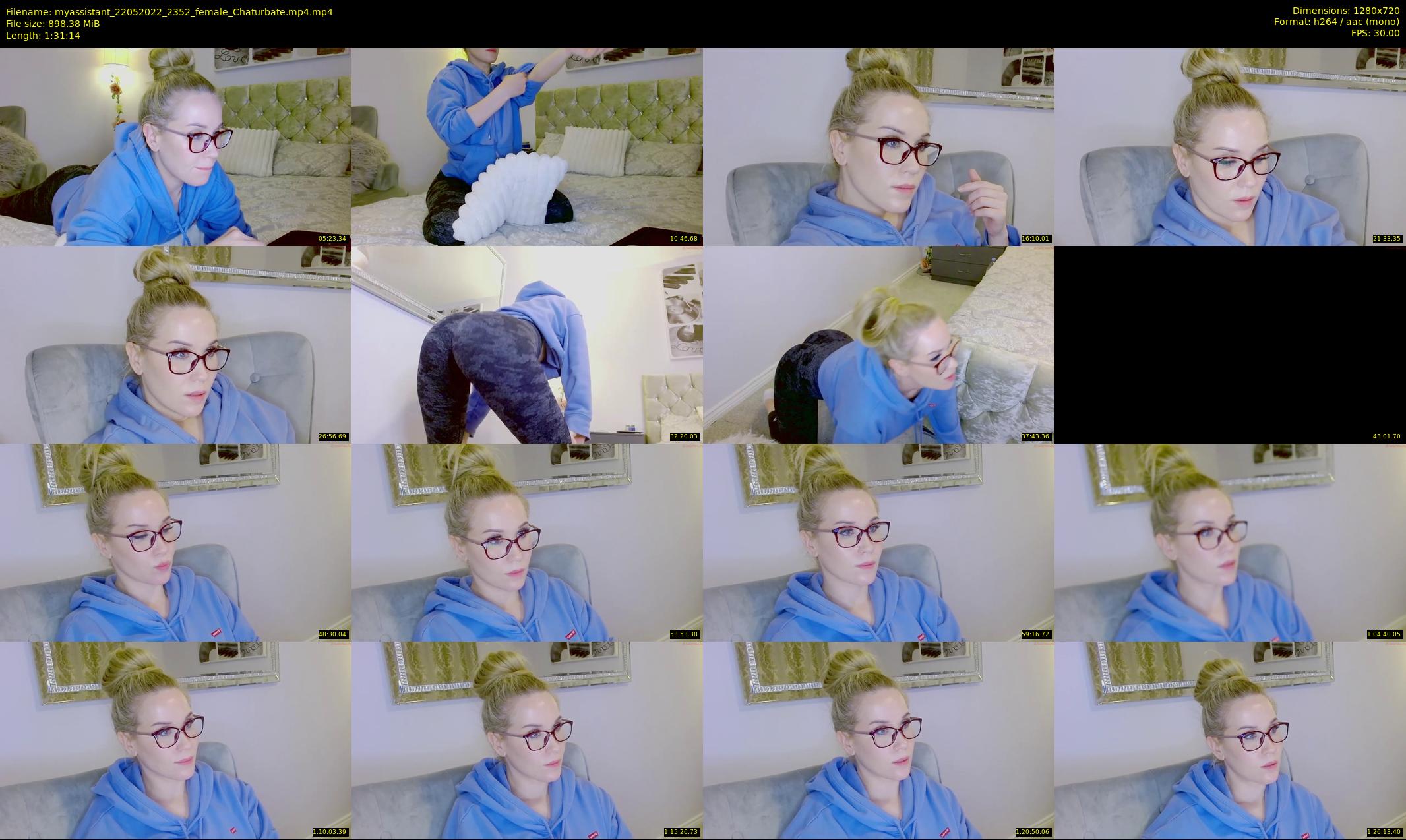 myassistant — 92 minute Chaturbate female cam show recording, 720p, May 22, 2022