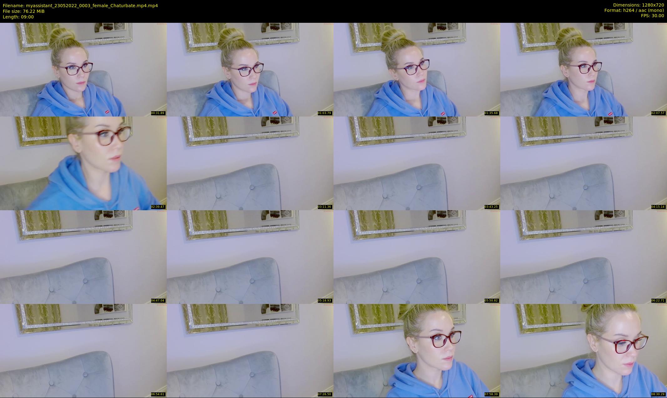 myassistant — 9 minute Chaturbate female cam show recording, 720p, May 23, 2022