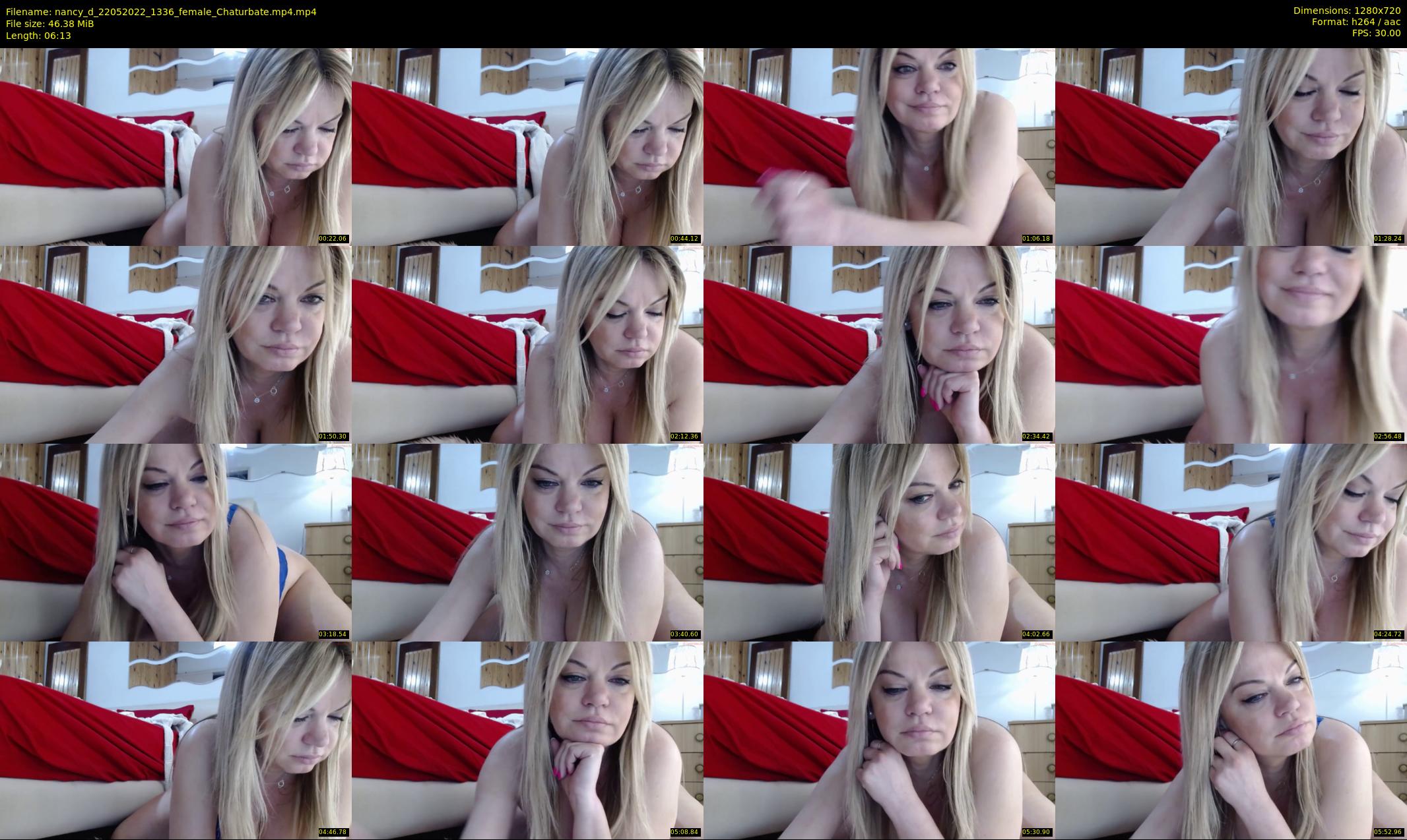 nancy_d — 7 minute Chaturbate female cam show recording, 720p, May 22, 2022