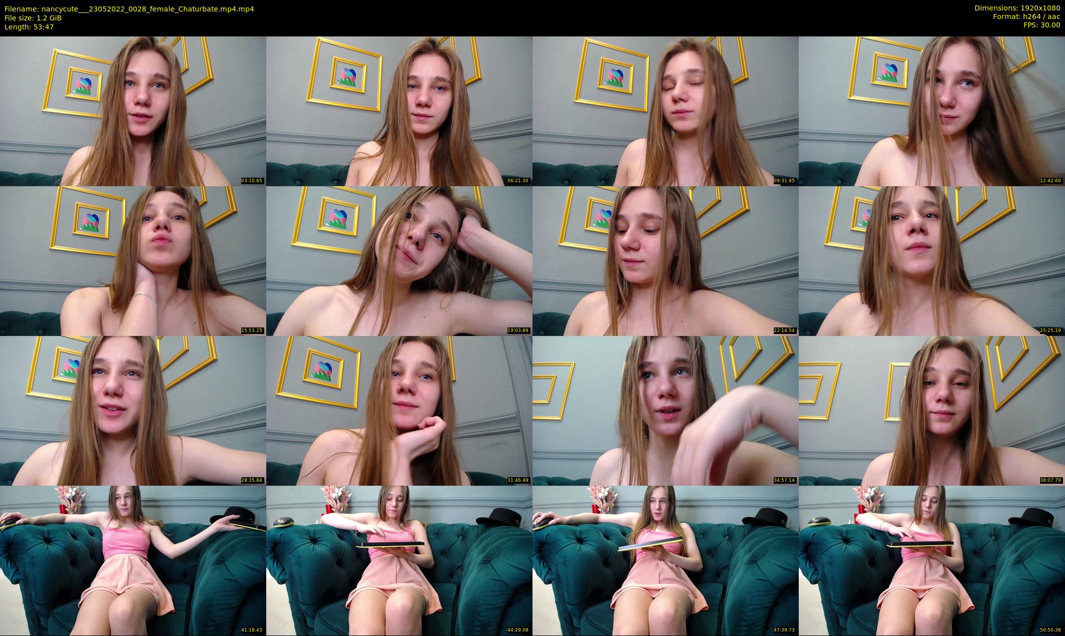 nancycute__ — 54 minute Chaturbate female cam show recording, 1080p, May 23, 2022