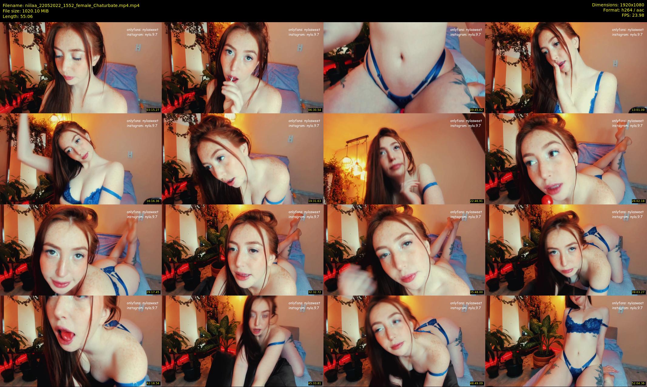 niilaa — 56 minute Chaturbate female cam show recording, 1080p, May 22, 2022