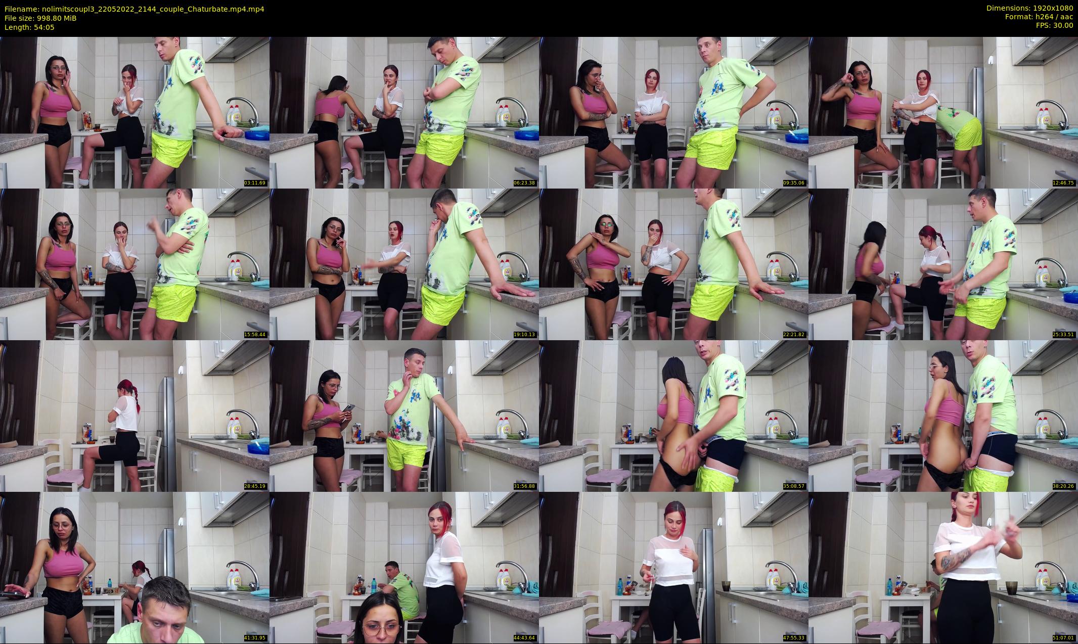 nolimitscoupl3 — 55 minute Chaturbate couple cam show recording, 1080p, May 22, 2022