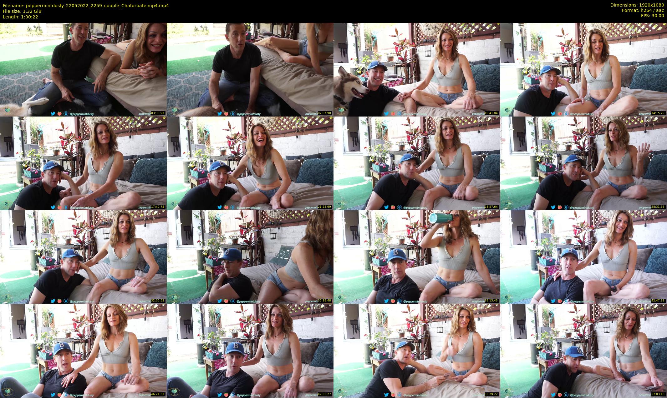 peppermintdusty — 61 minute Chaturbate couple cam show recording, 1080p, May 22, 2022