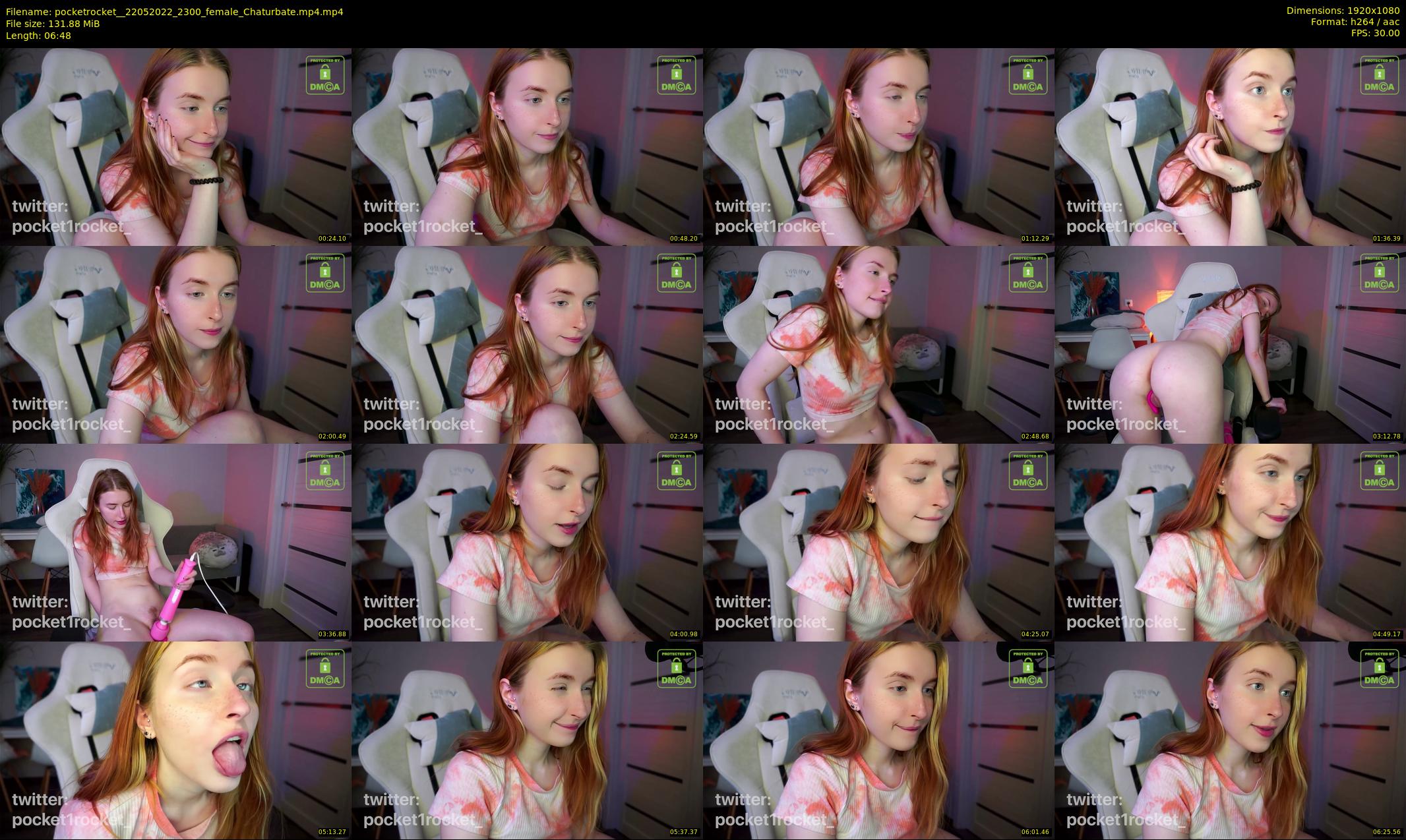 pocketrocket_ — 7 minute Chaturbate female cam show recording, 1080p, May 22, 2022