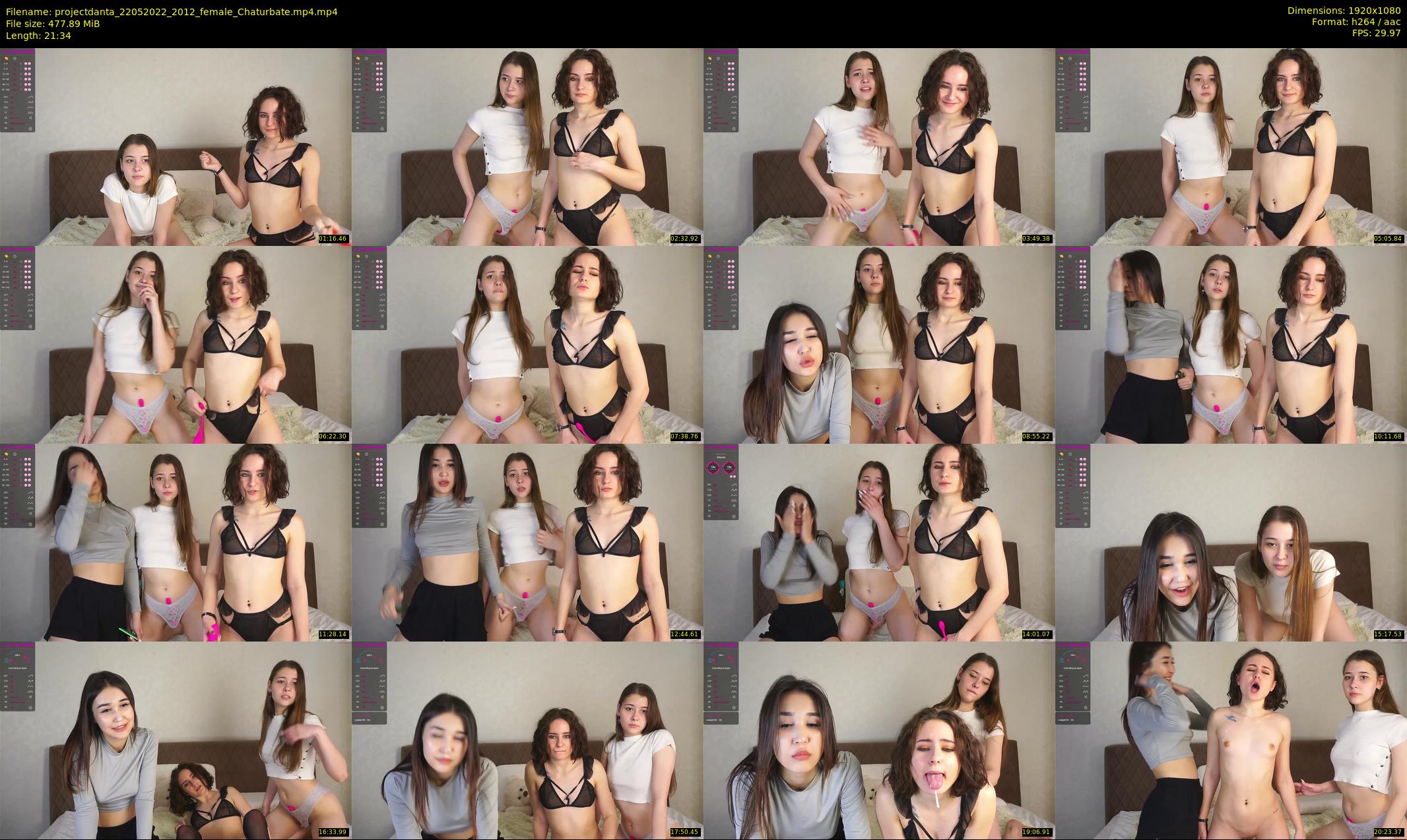 projectdanta — 22 minute Chaturbate female cam show recording, 1080p, May 22, 2022