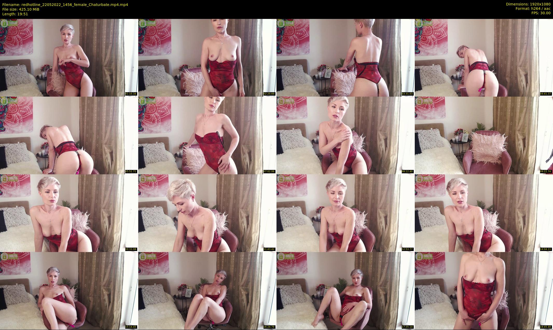 redhotline — 20 minute Chaturbate female cam show recording, 1080p, May 22, 2022