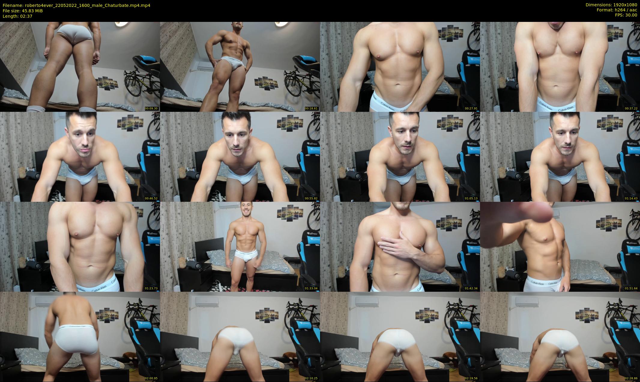 roberto4ever — 3 minute Chaturbate male cam show recording, 1080p, May 22, 2022