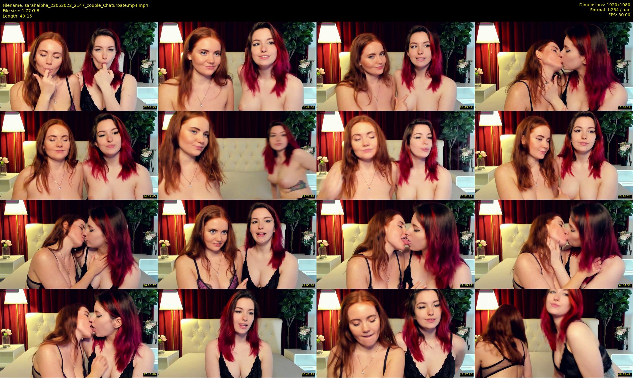 sarahalpha — 50 minute Chaturbate couple cam show recording, 1080p, May 22, 2022