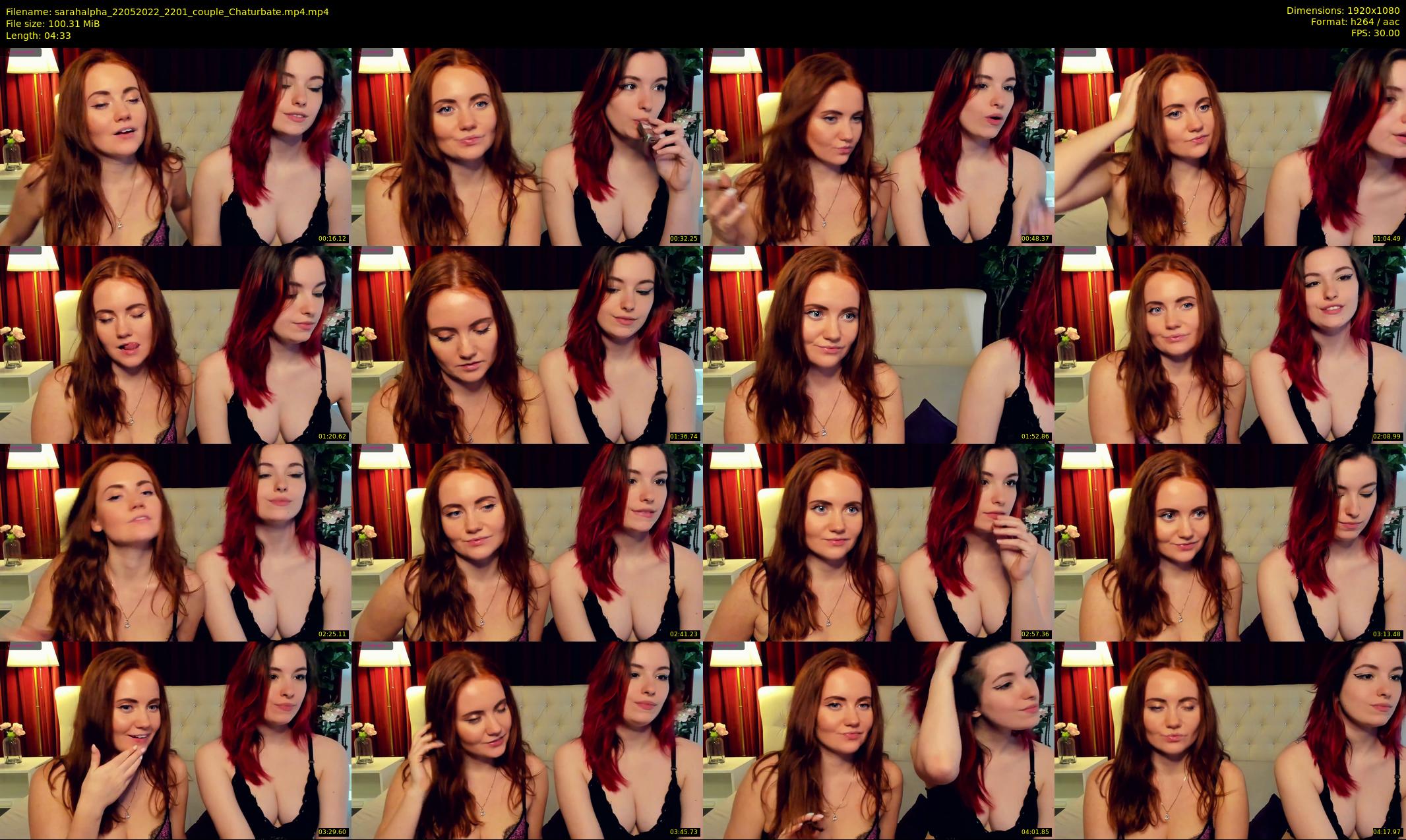 sarahalpha — 5 minute Chaturbate couple cam show recording, 1080p, May 22, 2022