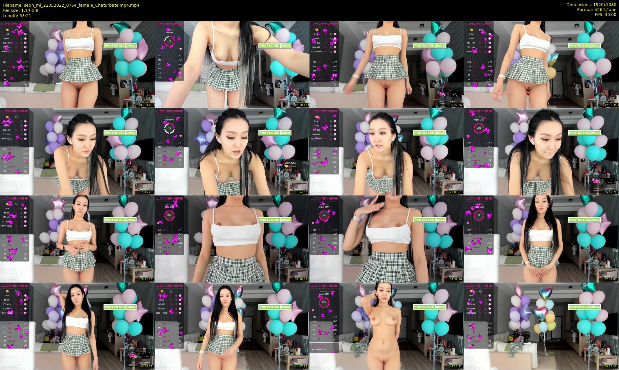 seon_mi — 54 minute Chaturbate female cam show recording, 1080p, May 22, 2022
