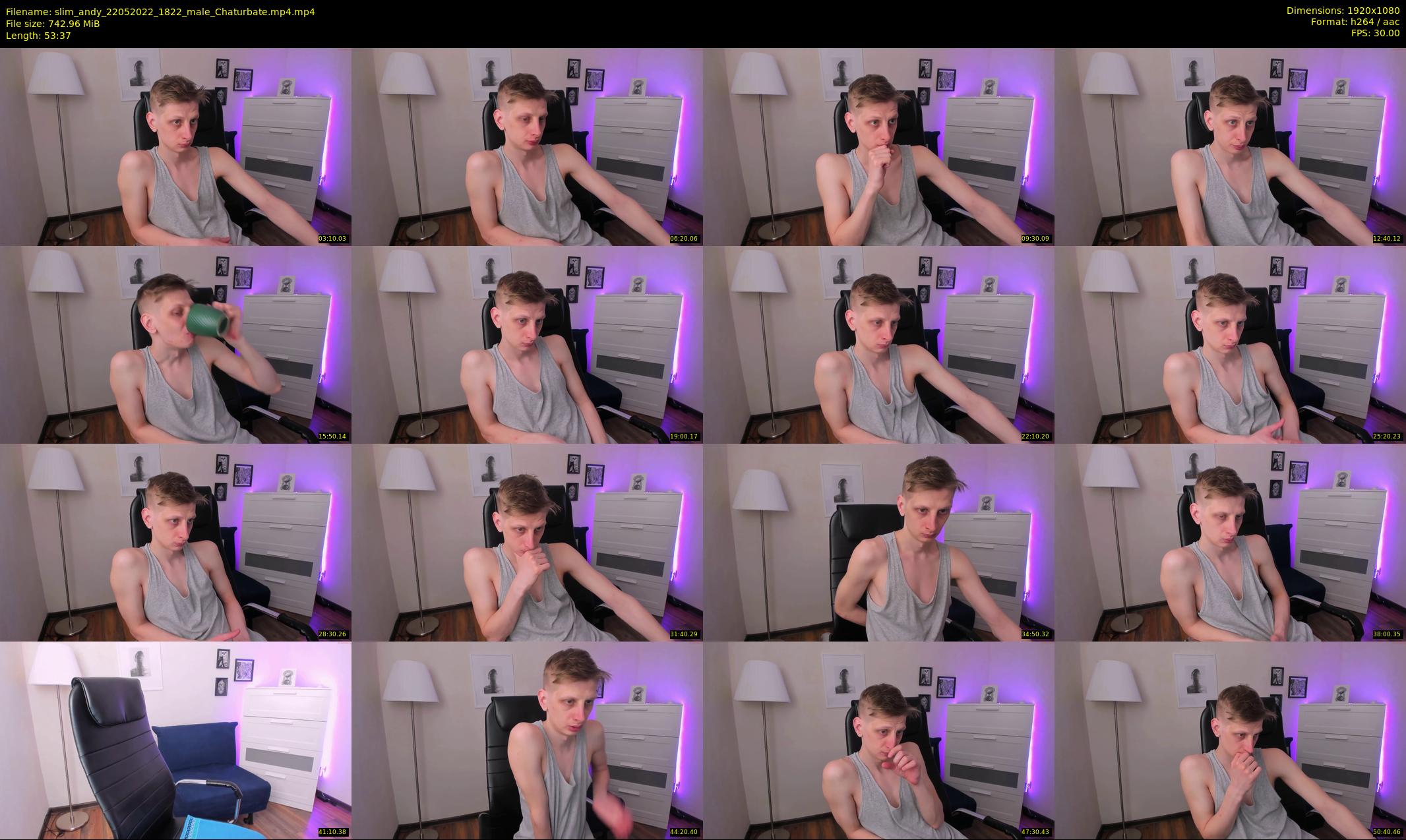 slim_andy — 54 minute Chaturbate male cam show recording, 1080p, May 22, 2022