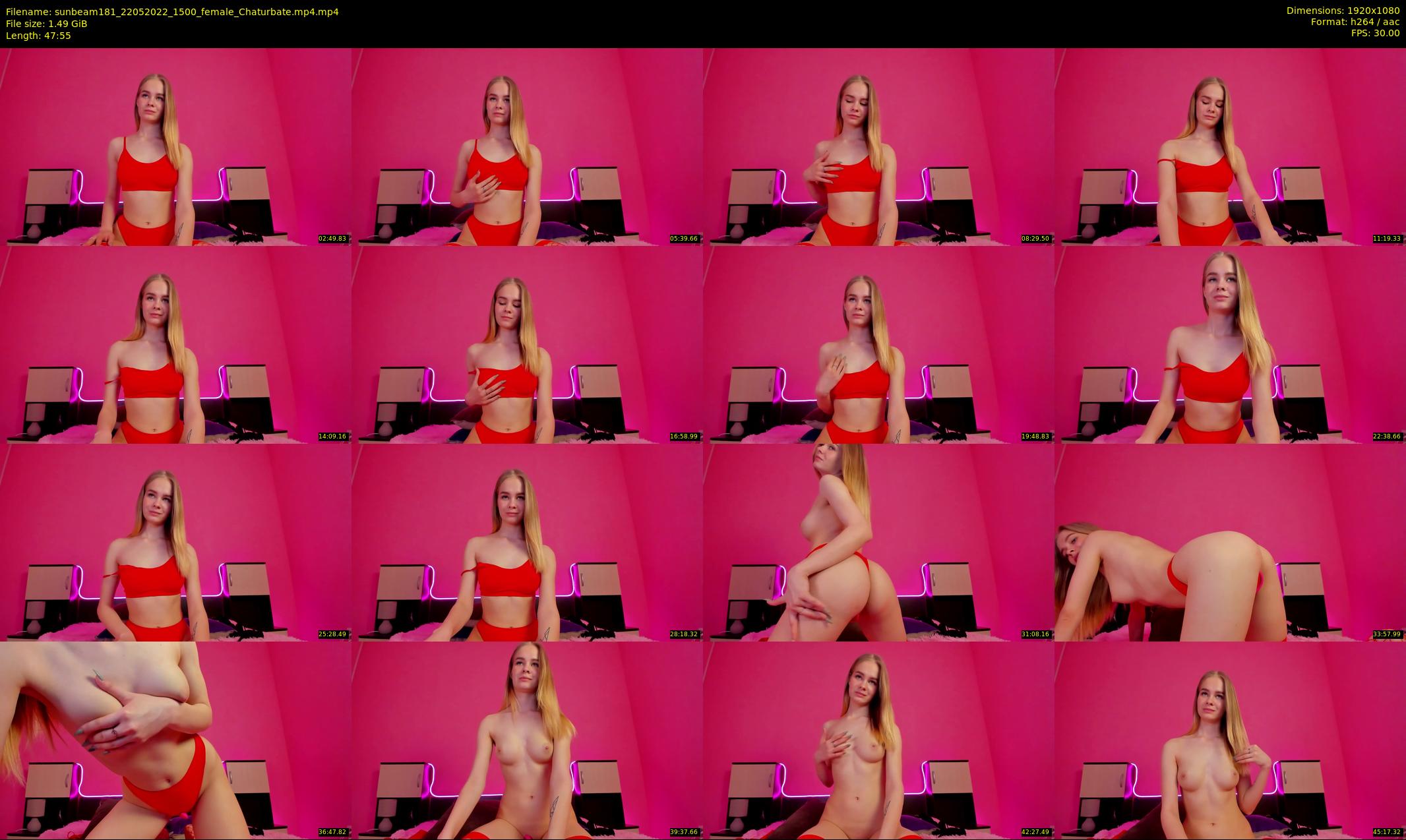 sunbeam181 — 48 minute Chaturbate female cam show recording, 1080p, May 22, 2022