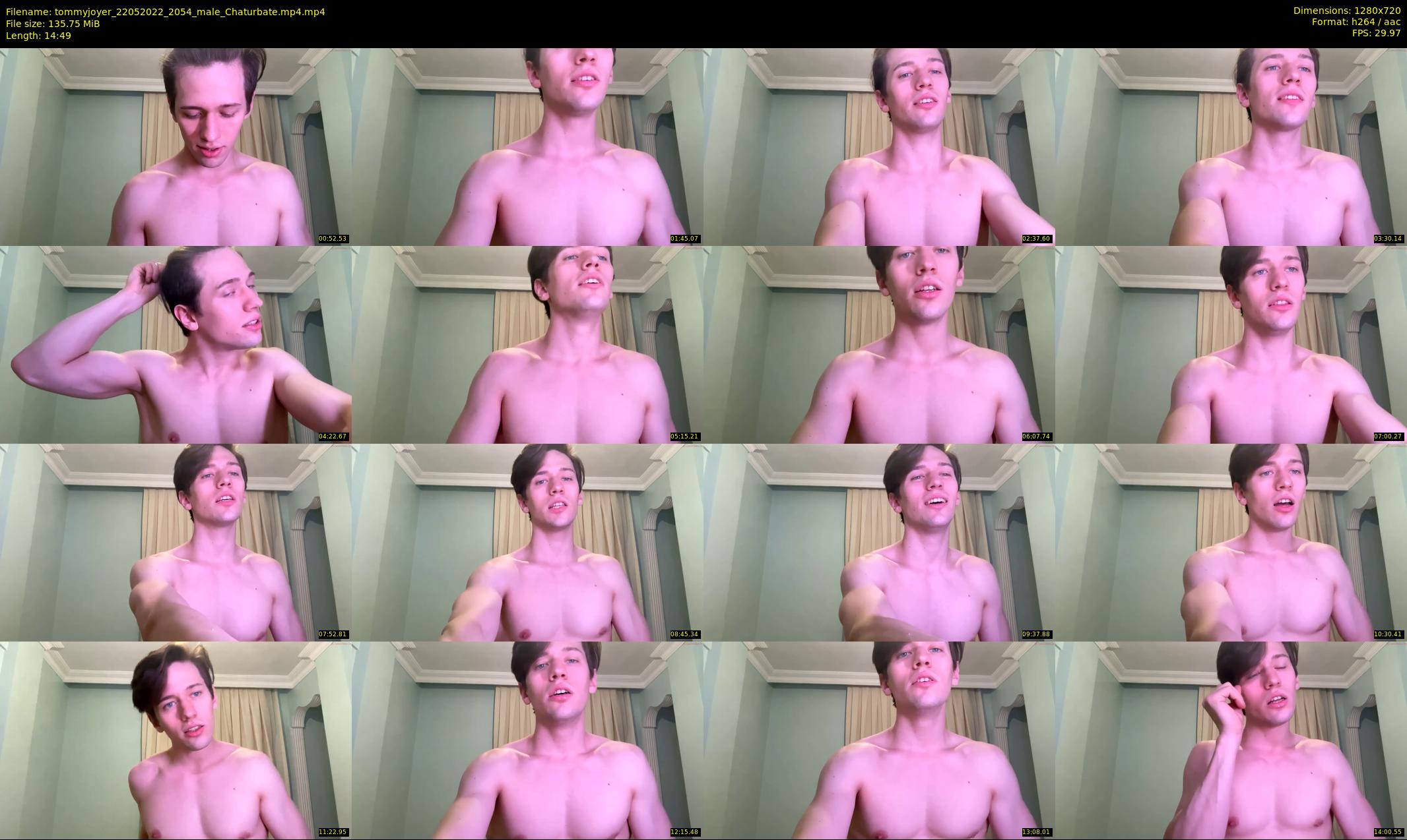 tommyjoyer — 15 minute Chaturbate male cam show recording, 720p, May 22, 2022