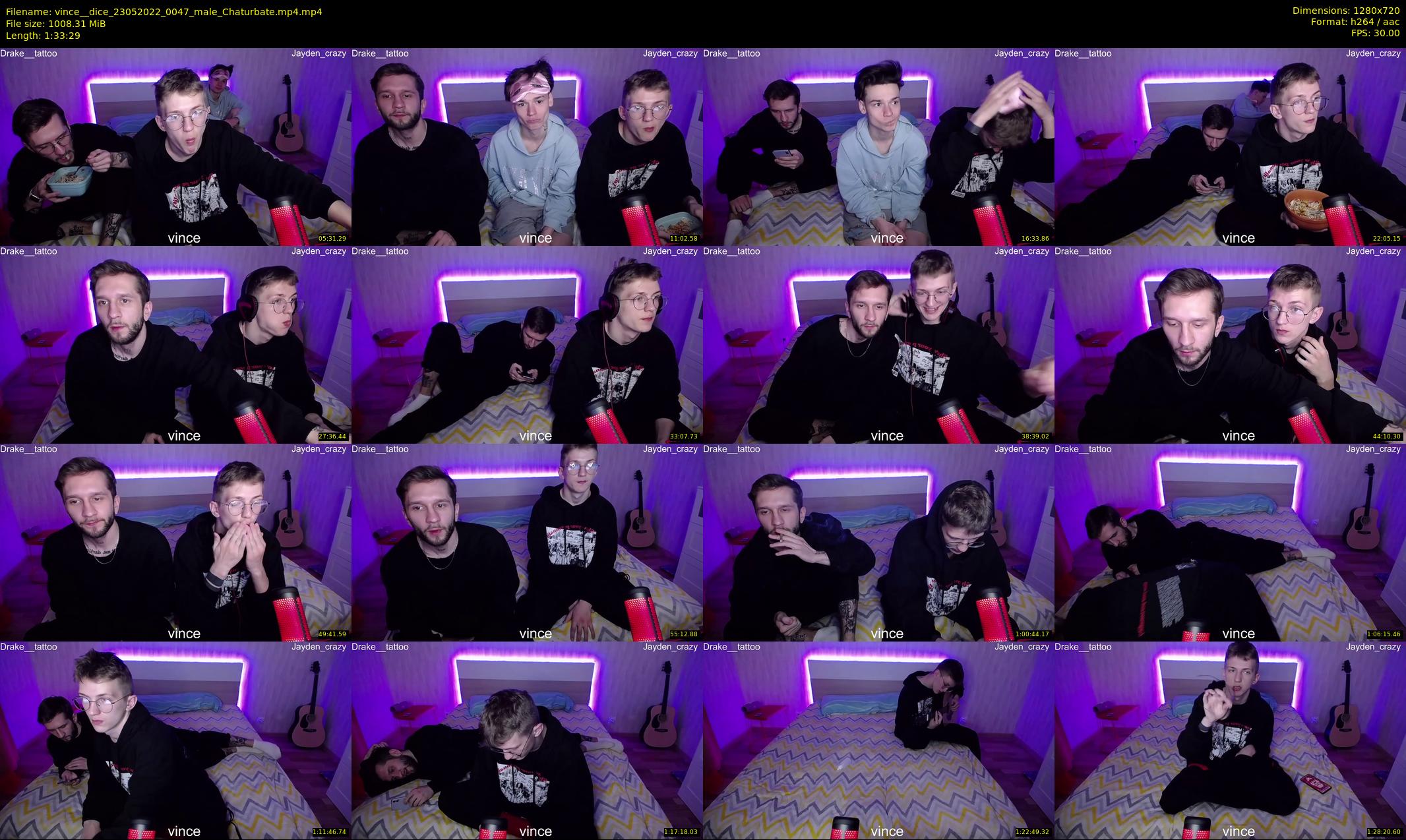 vince__dice — 94 minute Chaturbate male cam show recording, 720p, May 23, 2022