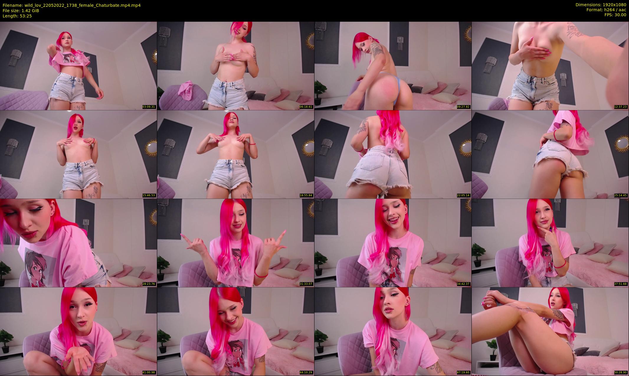 wild_lov — 54 minute Chaturbate female cam show recording, 1080p, May 22, 2022