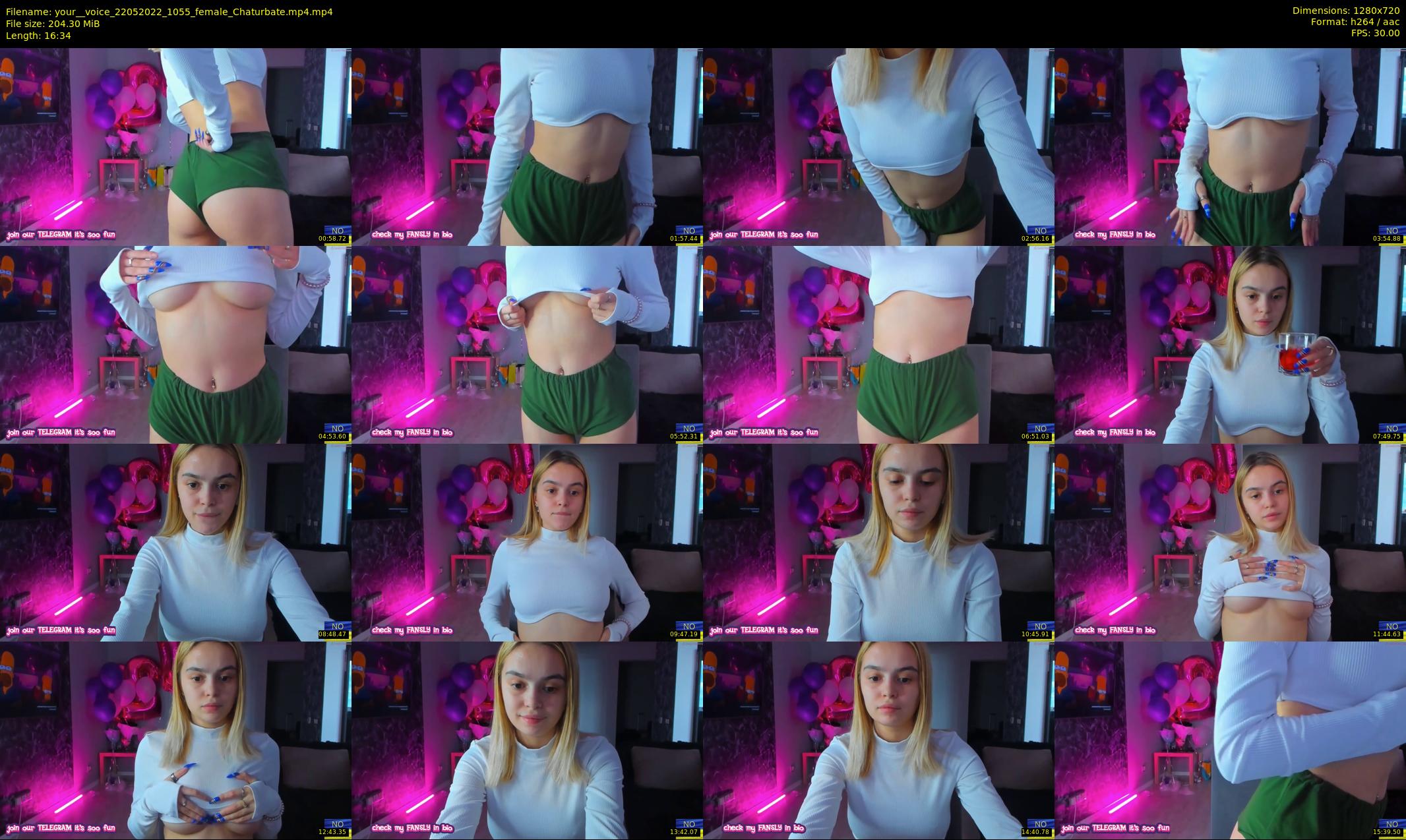 your__voice — 17 minute Chaturbate female cam show recording, 720p, May 22, 2022