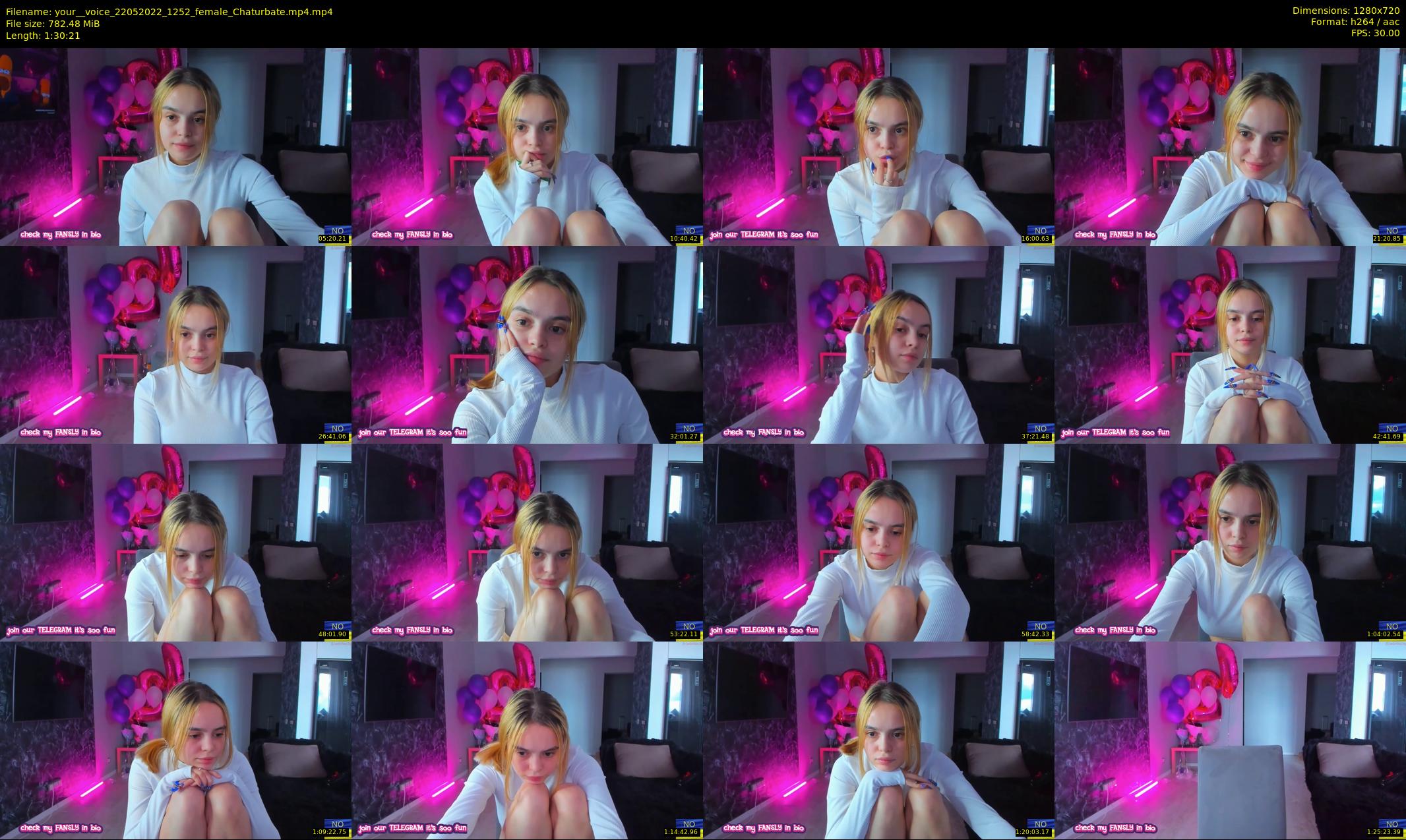 your__voice — 91 minute Chaturbate female cam show recording, 720p, May 22, 2022