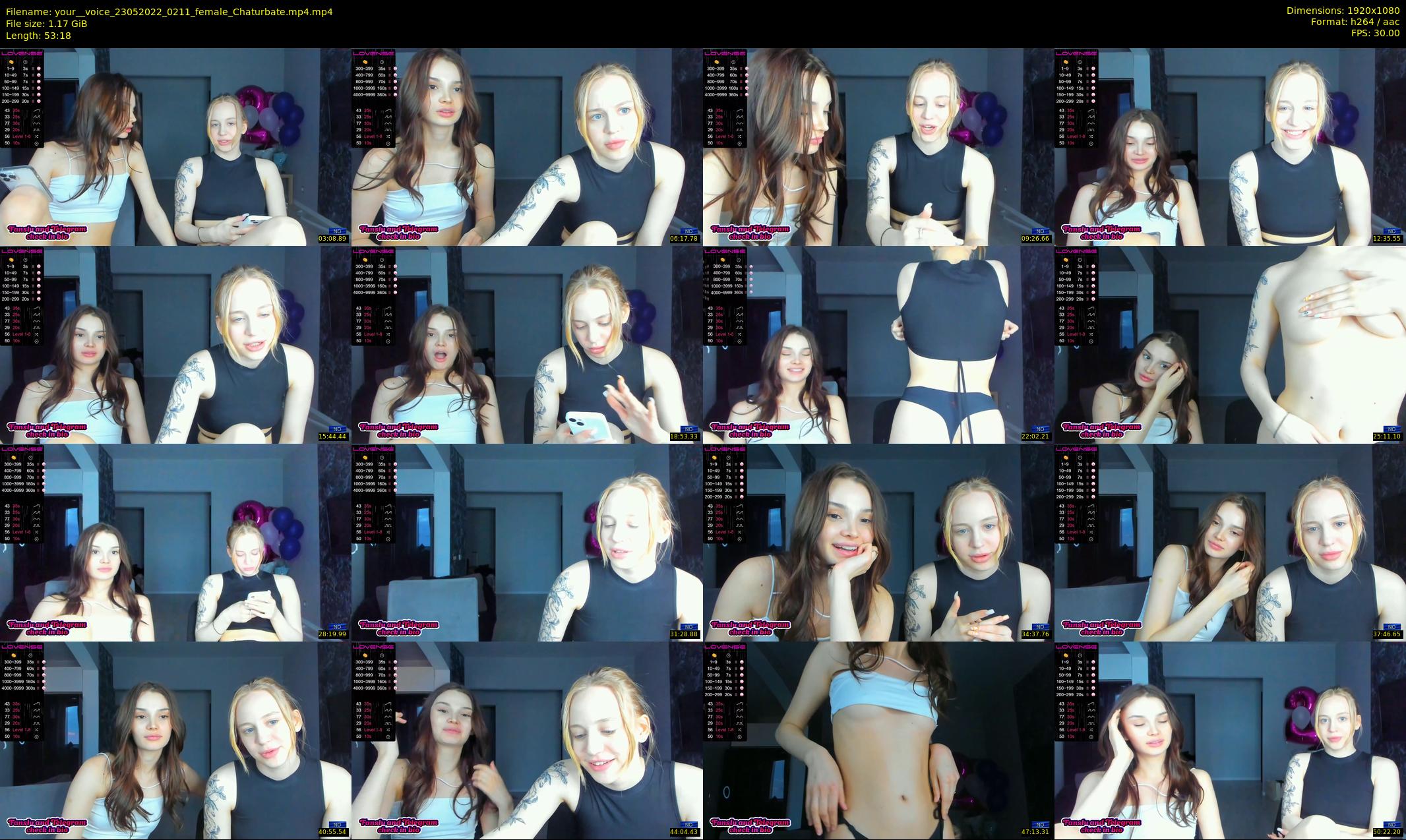 your__voice — 54 minute Chaturbate female cam show recording, 1080p, May 23, 2022