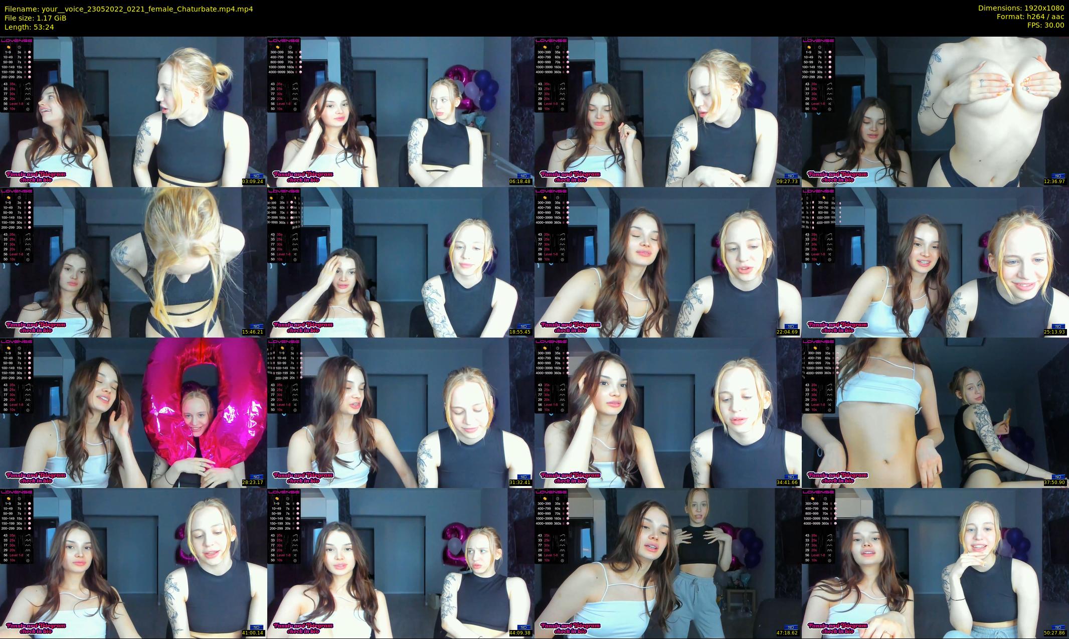 your__voice — 54 minute Chaturbate female cam show recording, 1080p, May 23, 2022