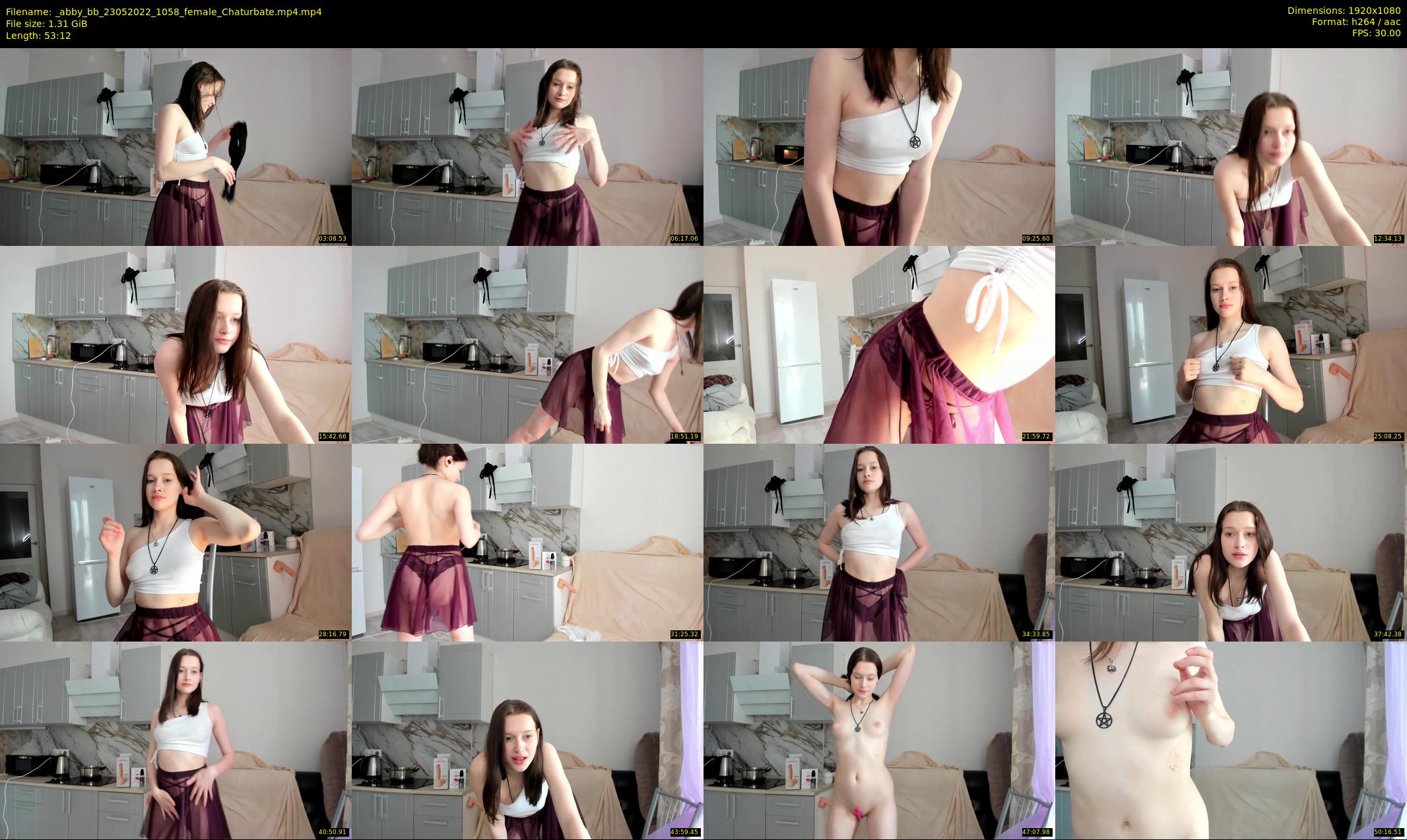 _abby_bb — 54 minute Chaturbate female cam show recording, 1080p, May 23, 2022