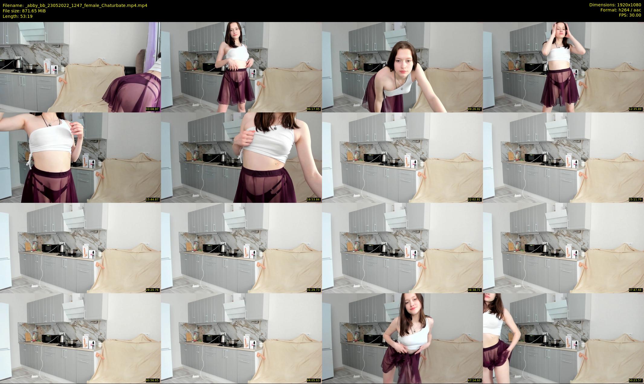 _abby_bb — 54 minute Chaturbate female cam show recording, 1080p, May 23, 2022