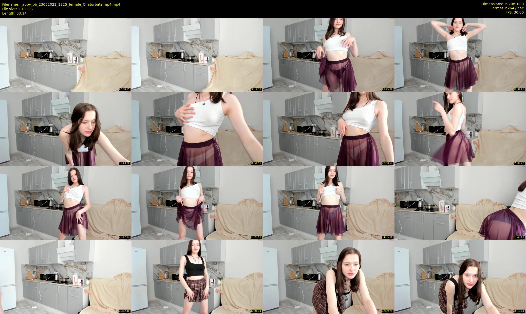 _abby_bb — 54 minute Chaturbate female cam show recording, 1080p, May 23, 2022
