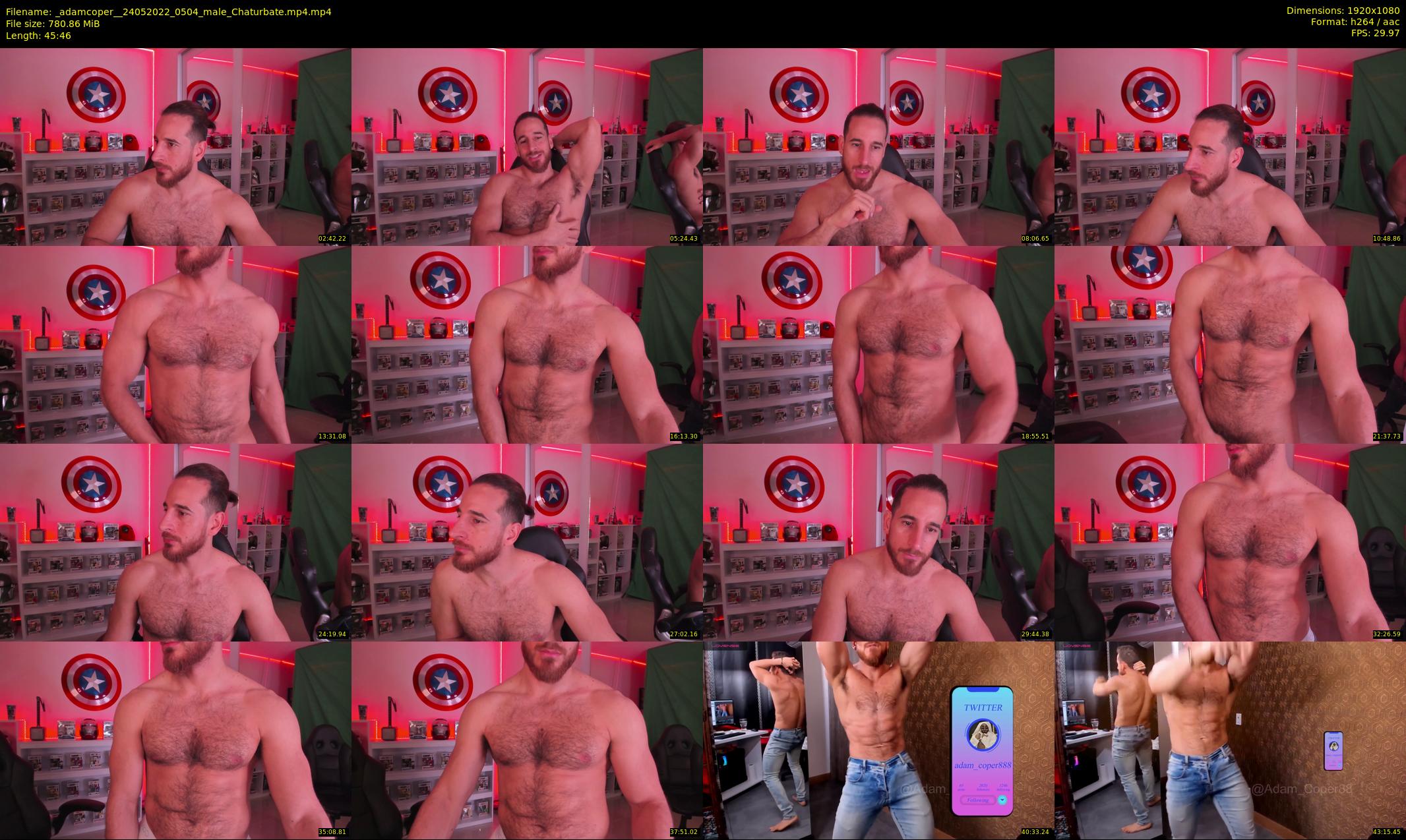 _adamcoper_ — 46 minute Chaturbate male cam show recording, 1080p, May 24, 2022
