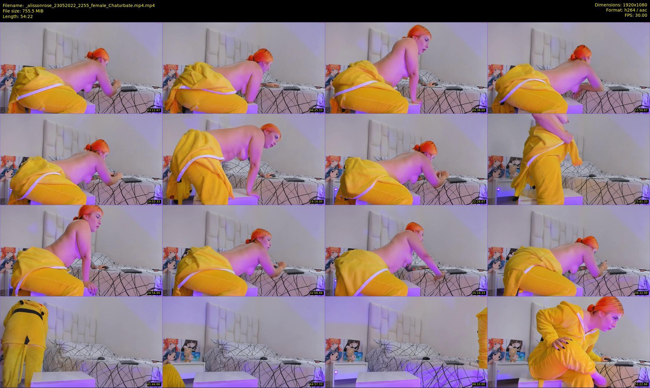 _alissonrose — 55 minute Chaturbate female cam show recording, 1080p, May 23, 2022