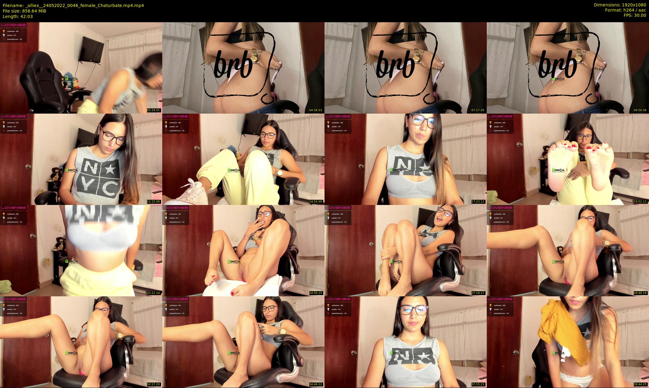 _alliex_ — 43 minute Chaturbate female cam show recording, 1080p, May 24, 2022