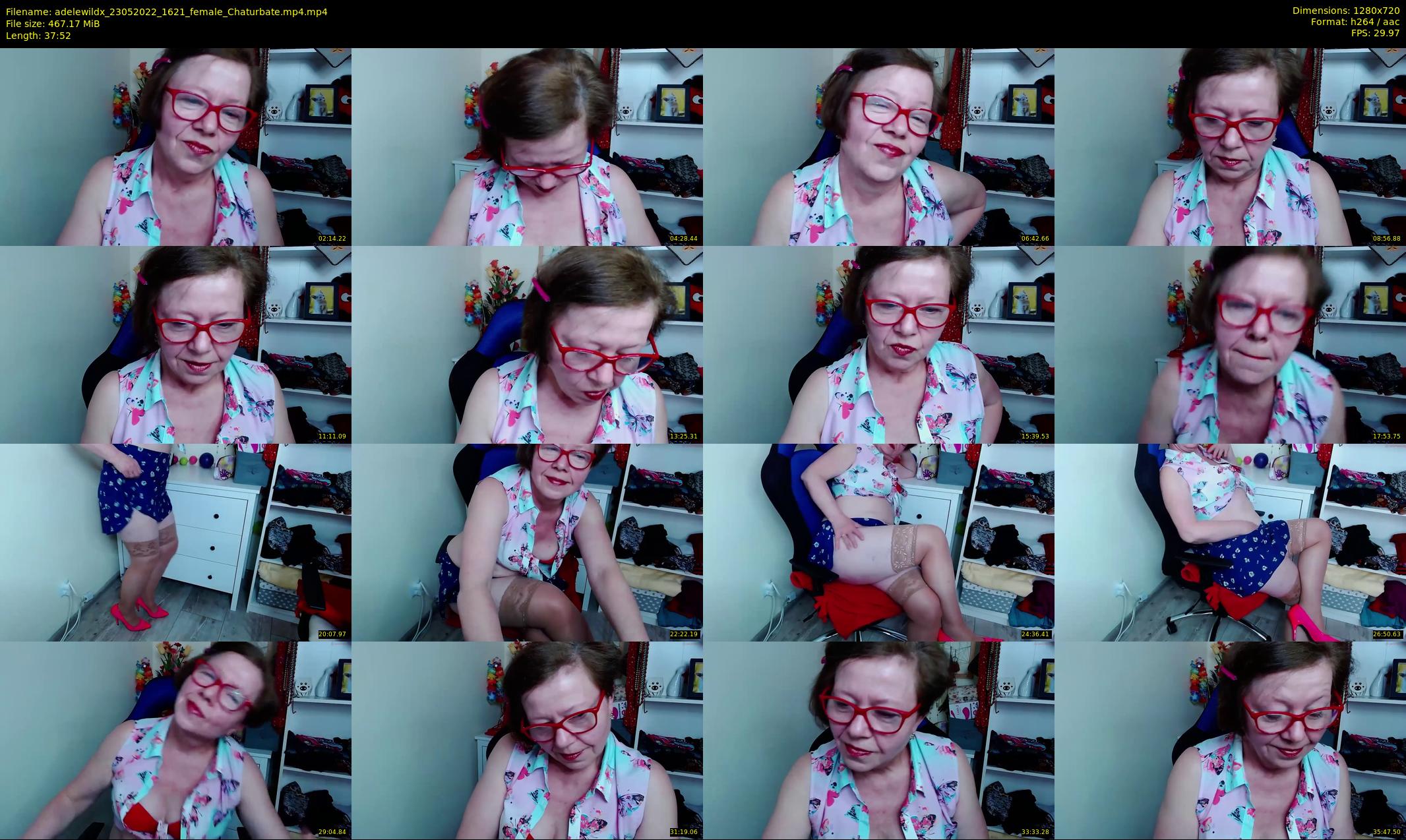 adelewildx — 38 minute Chaturbate female cam show recording, 720p, May 23, 2022