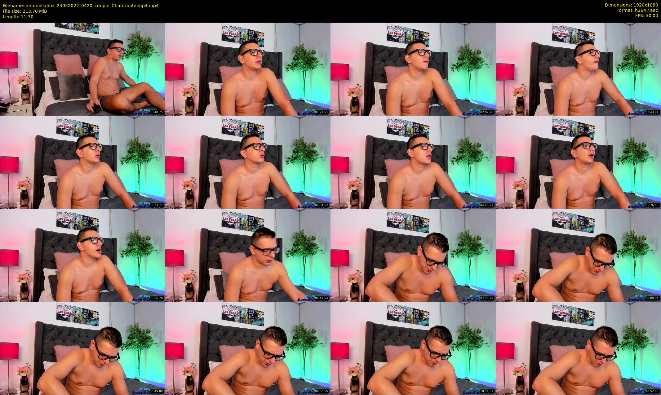 antonellatinx — 12 minute Chaturbate couple cam show recording, 1080p, May 24, 2022