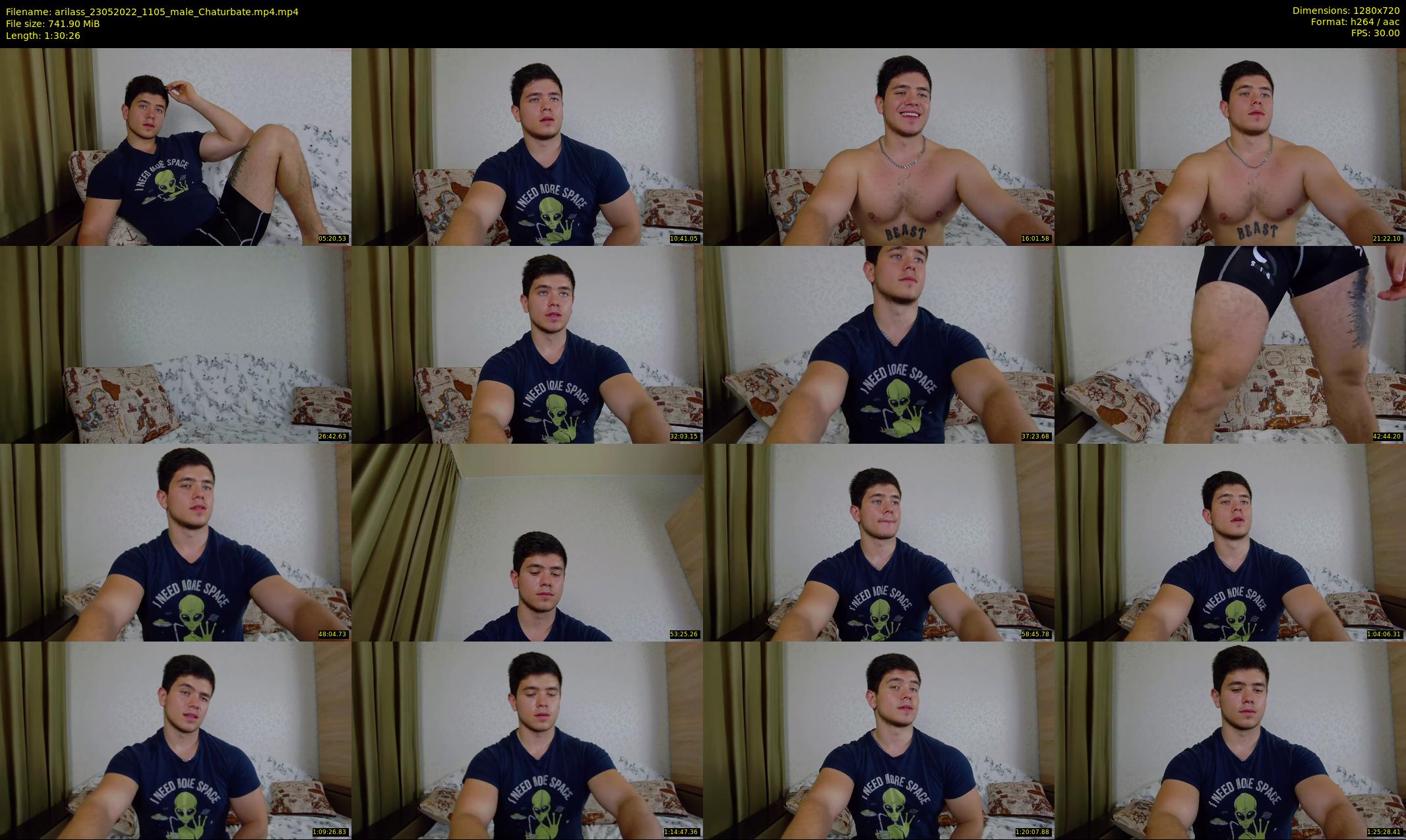 arilass — 91 minute Chaturbate male cam show recording, 720p, May 23, 2022