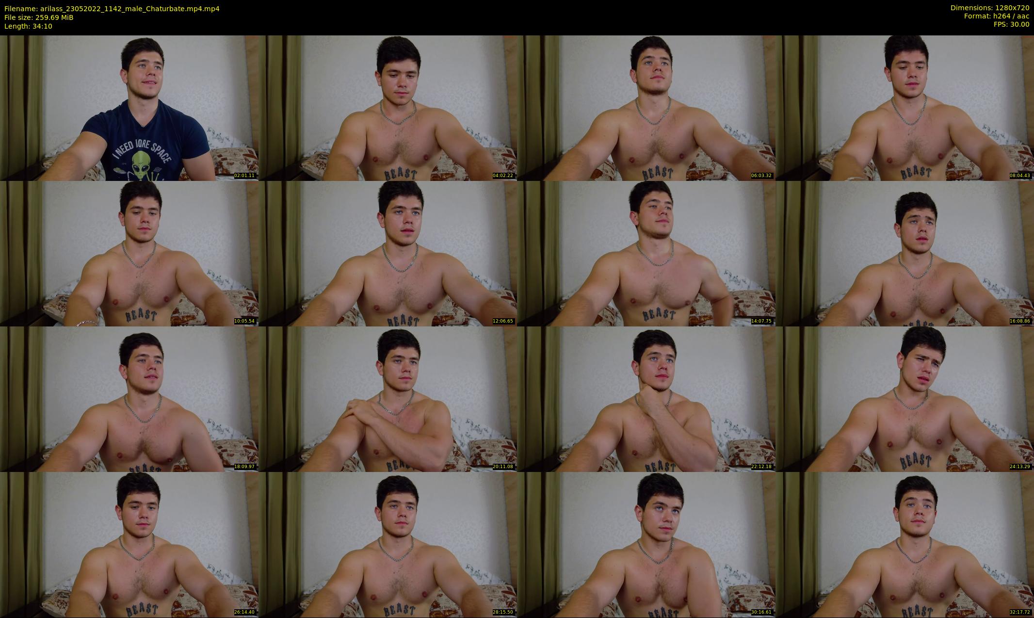 arilass — 35 minute Chaturbate male cam show recording, 720p, May 23, 2022