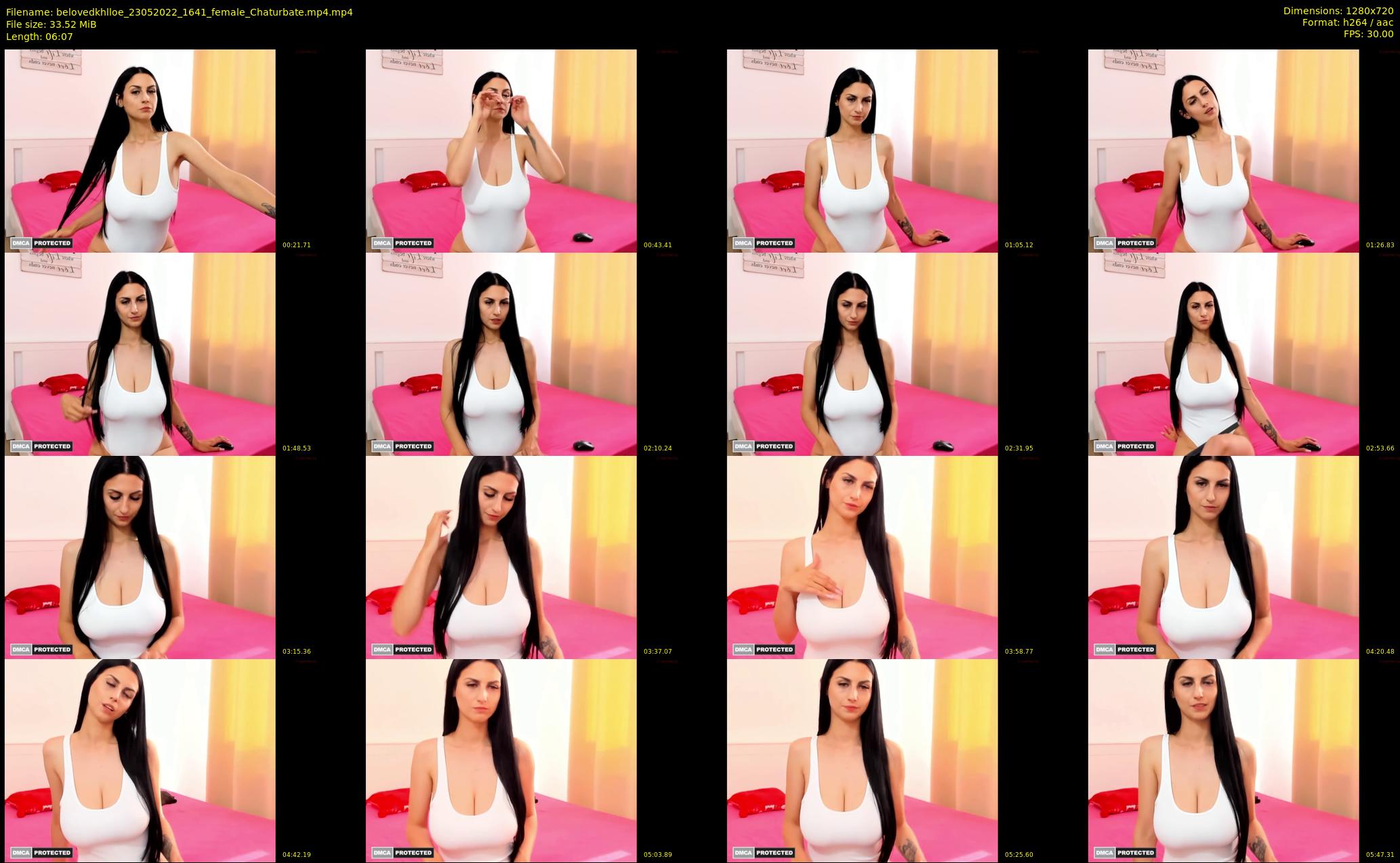 belovedkhlloe — 7 minute Chaturbate female cam show recording, 720p, May 23, 2022