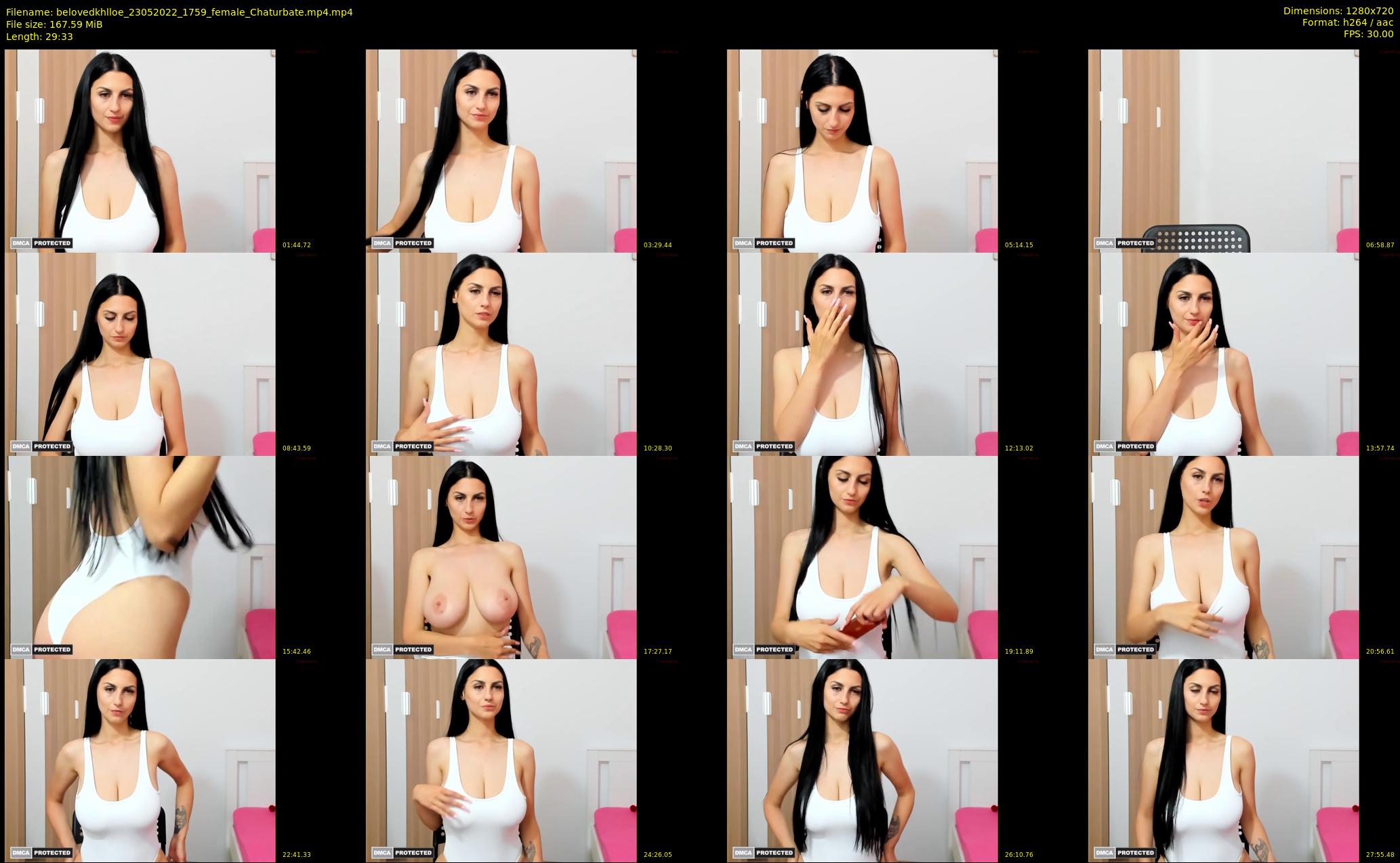 belovedkhlloe — 30 minute Chaturbate female cam show recording, 720p, May 23, 2022