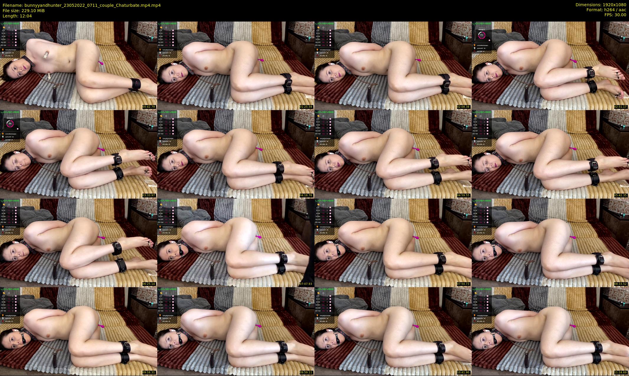 bunnyyandhunter — 13 minute Chaturbate couple cam show recording, 1080p, May 23, 2022